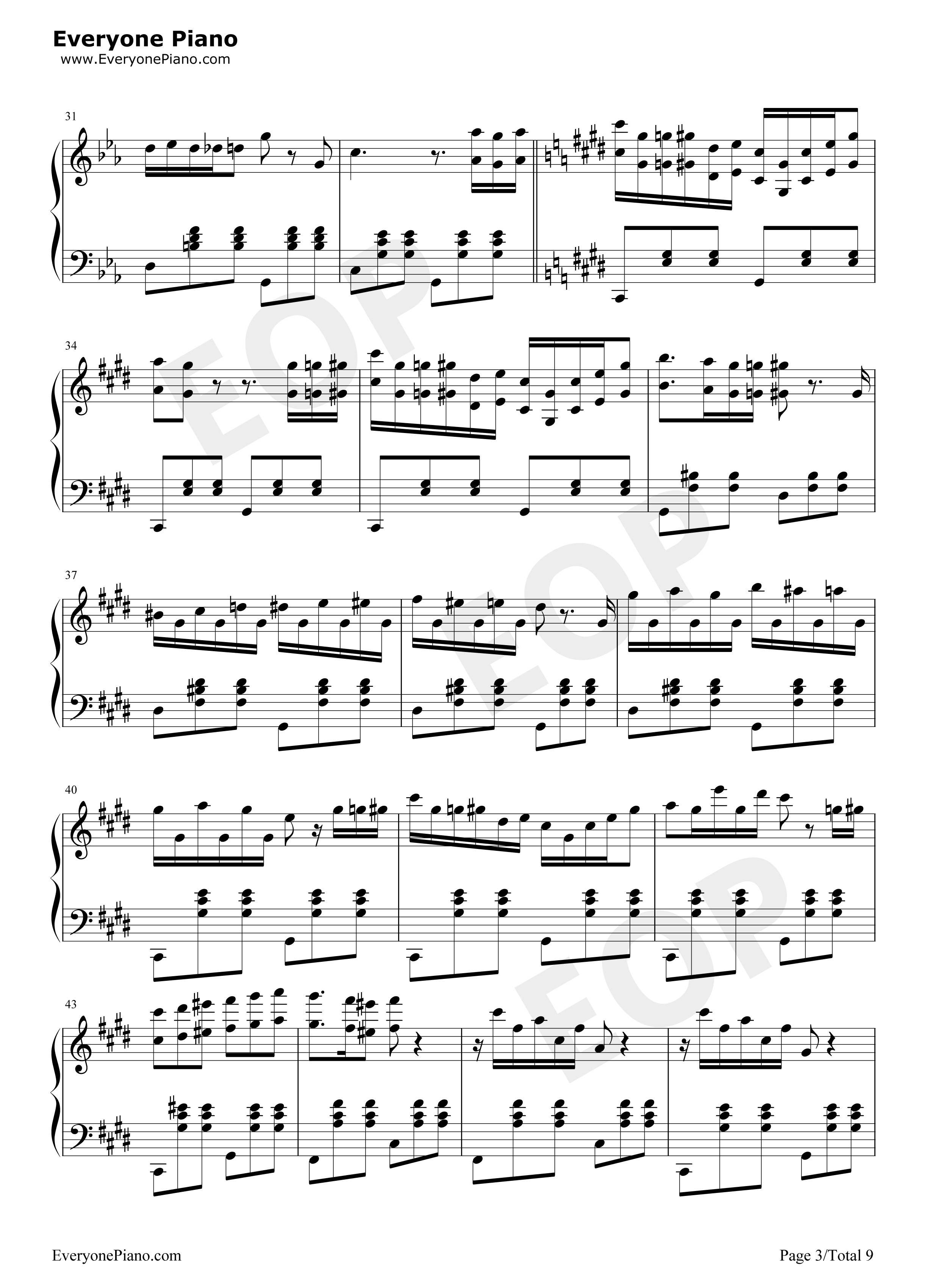 Dernier_Vol钢琴谱_Raphaël_Beau