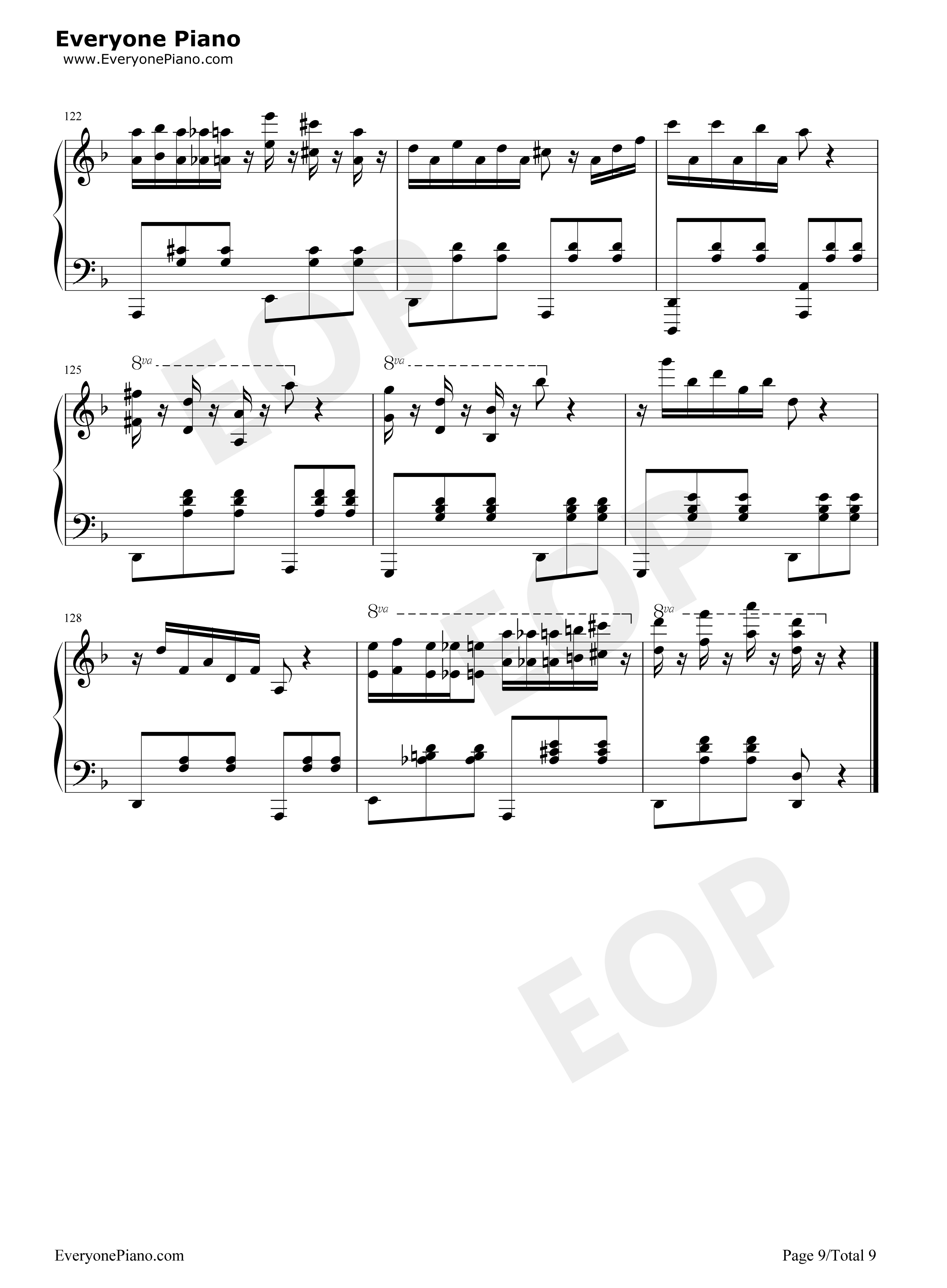 Dernier_Vol钢琴谱_Raphaël_Beau