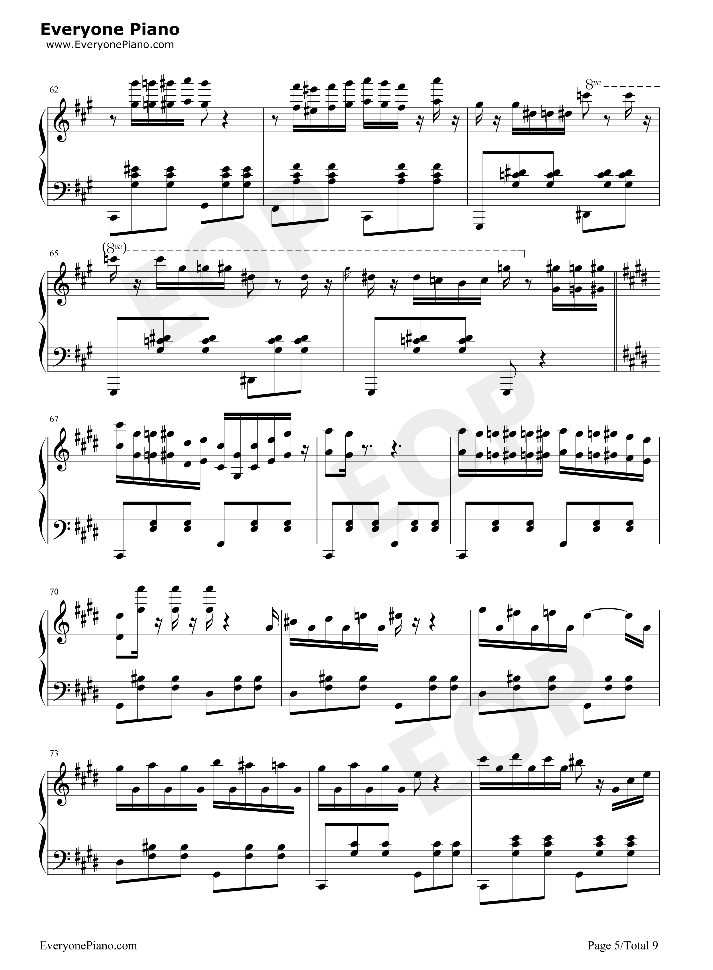 Dernier_Vol钢琴谱_Raphaël_Beau