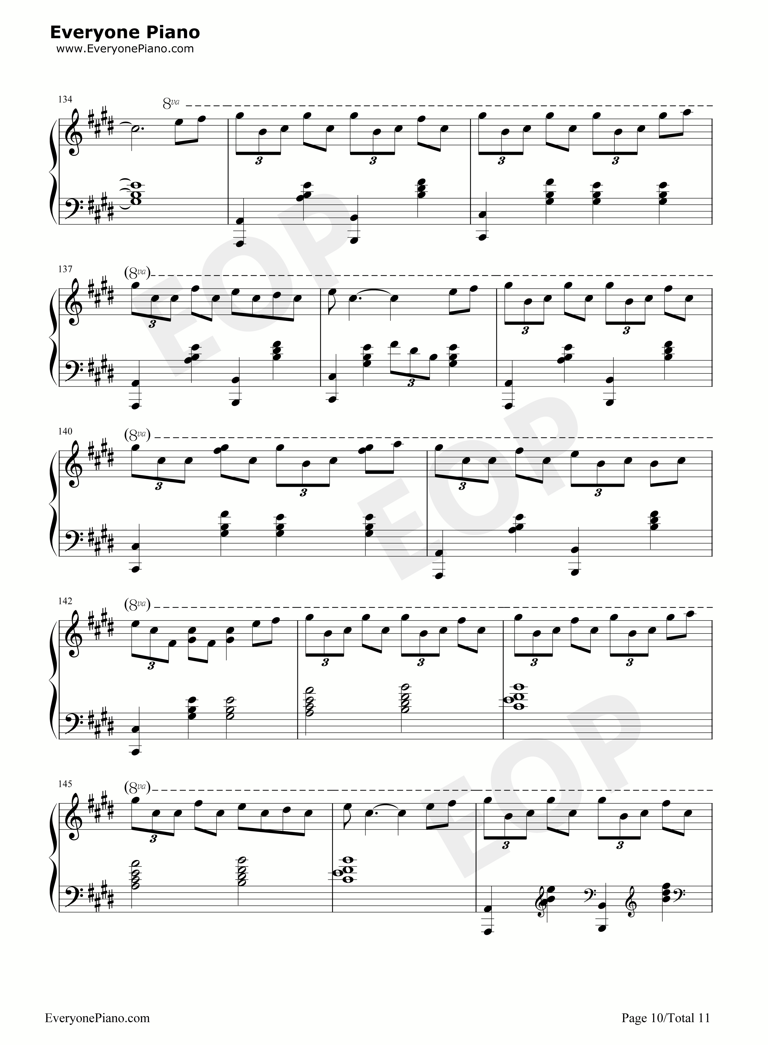 KEYS钢琴谱_ZYTOKINE