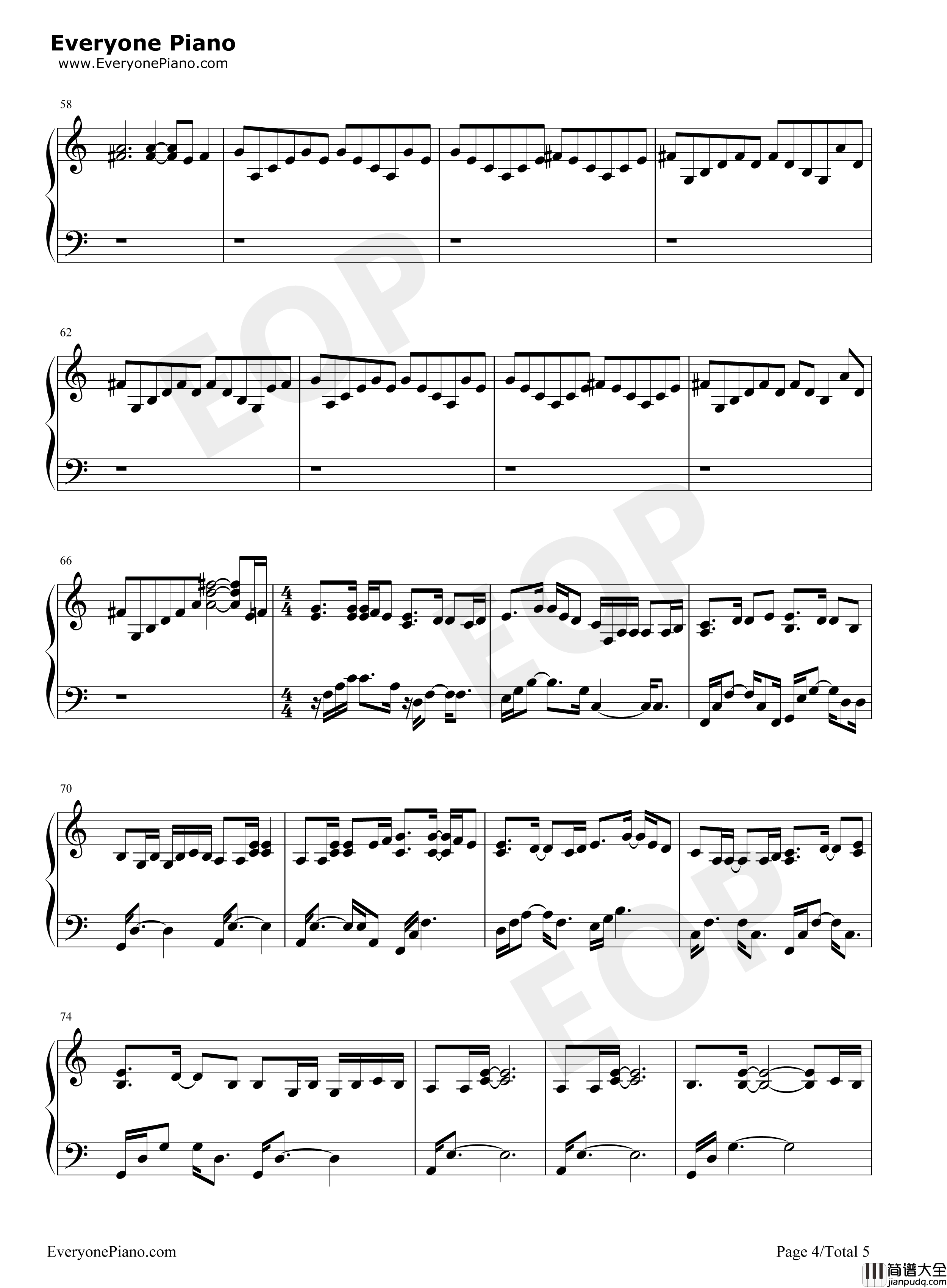 The_Whole_Truth钢琴谱_Carlos_Cipa