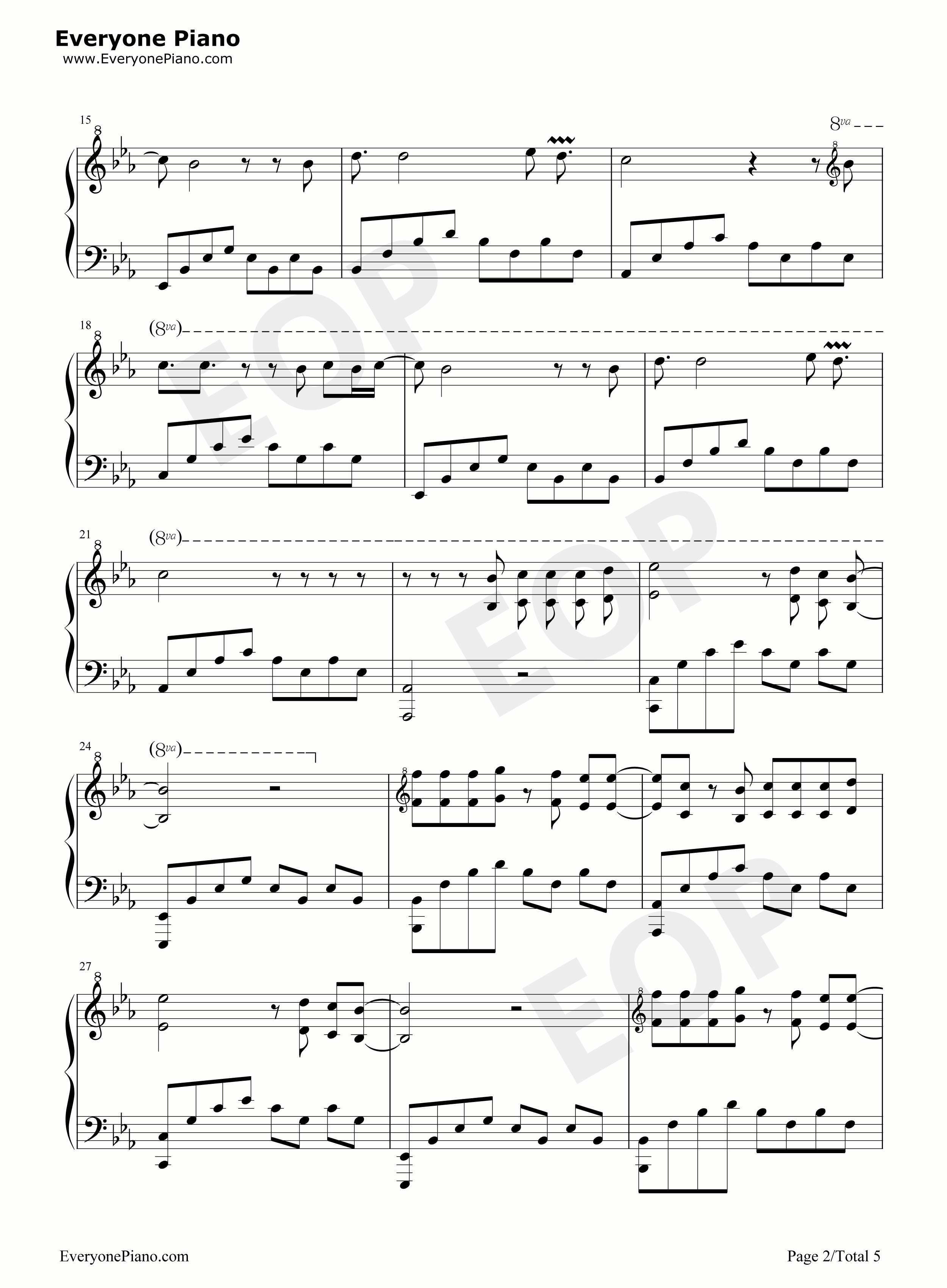 La_Venda钢琴谱_Miki