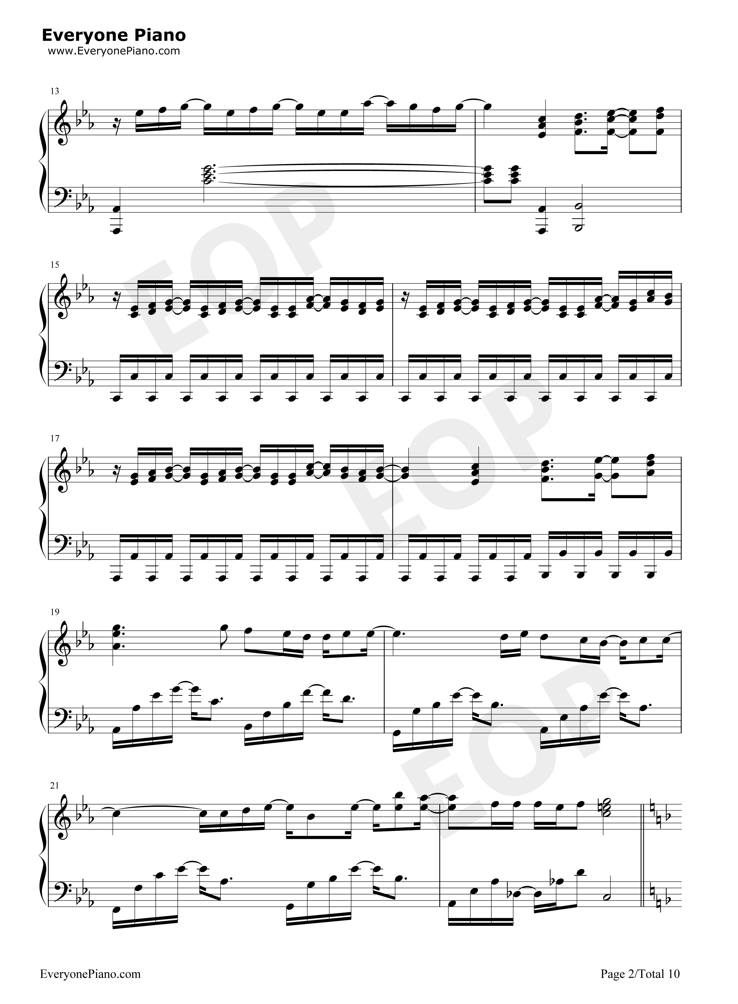 Invisible_Date钢琴谱_sweet_ARMS