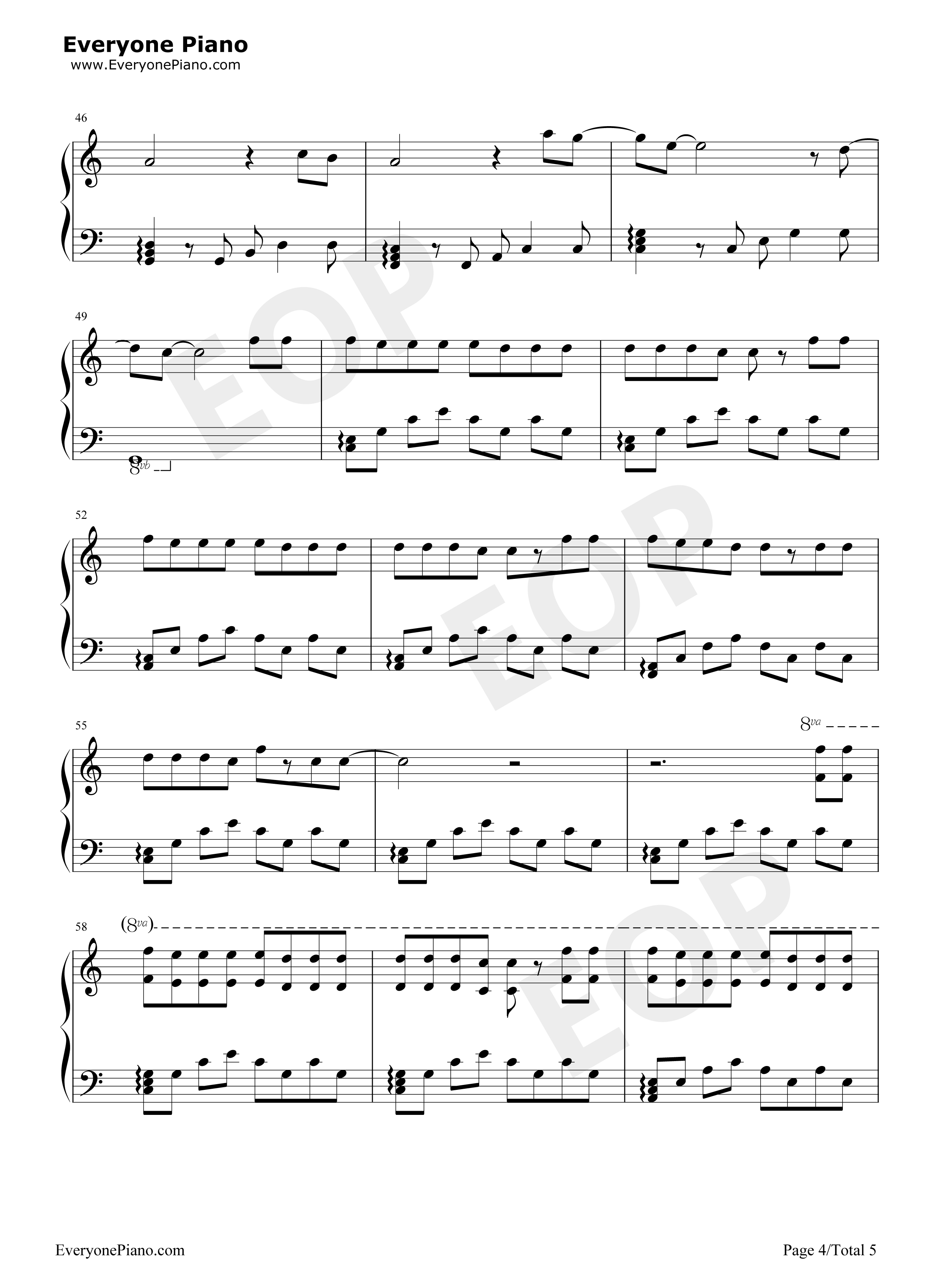 22钢琴谱_Sarah_McTernan