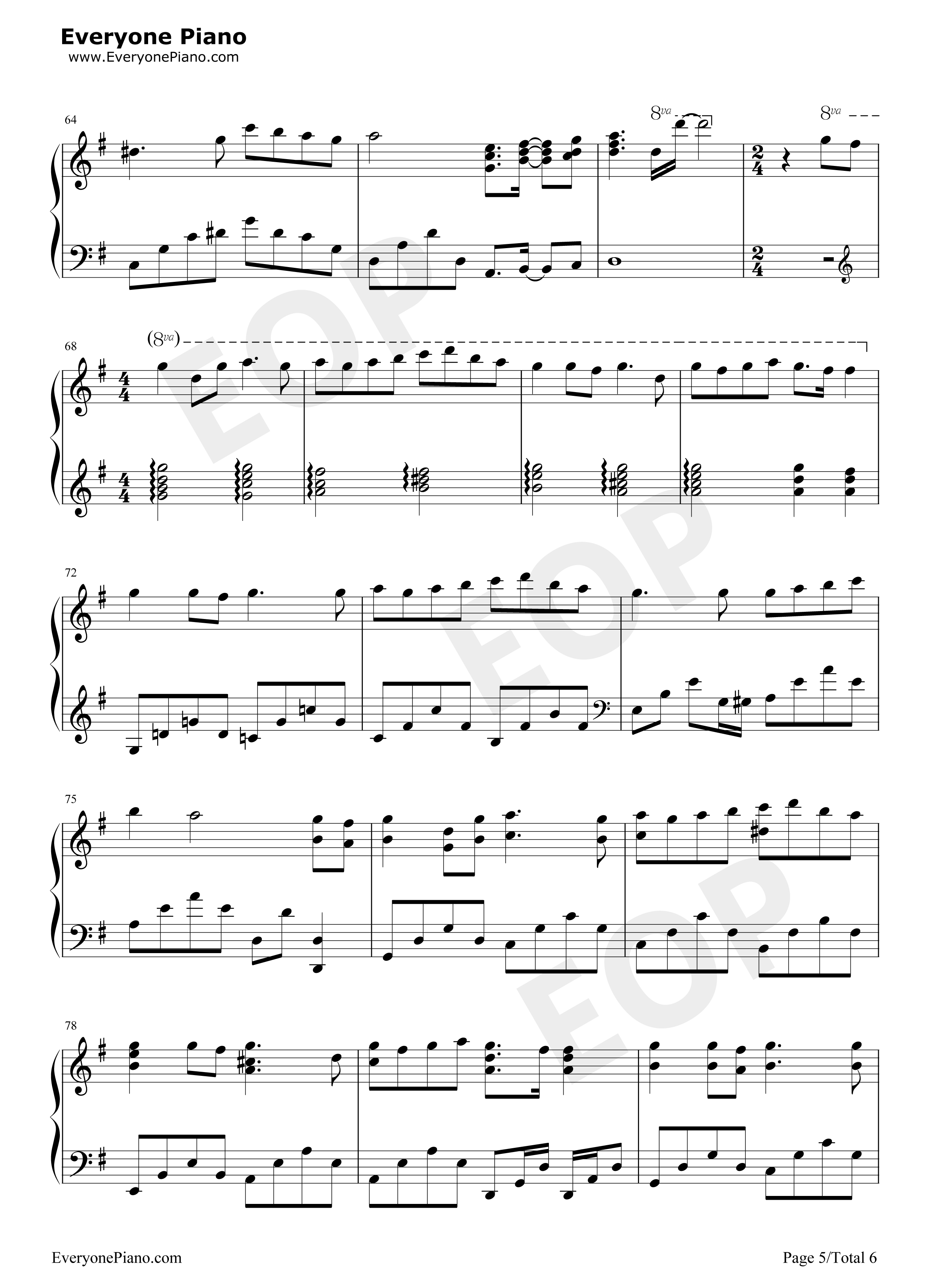 また君に会える日钢琴谱_宫脇诗音