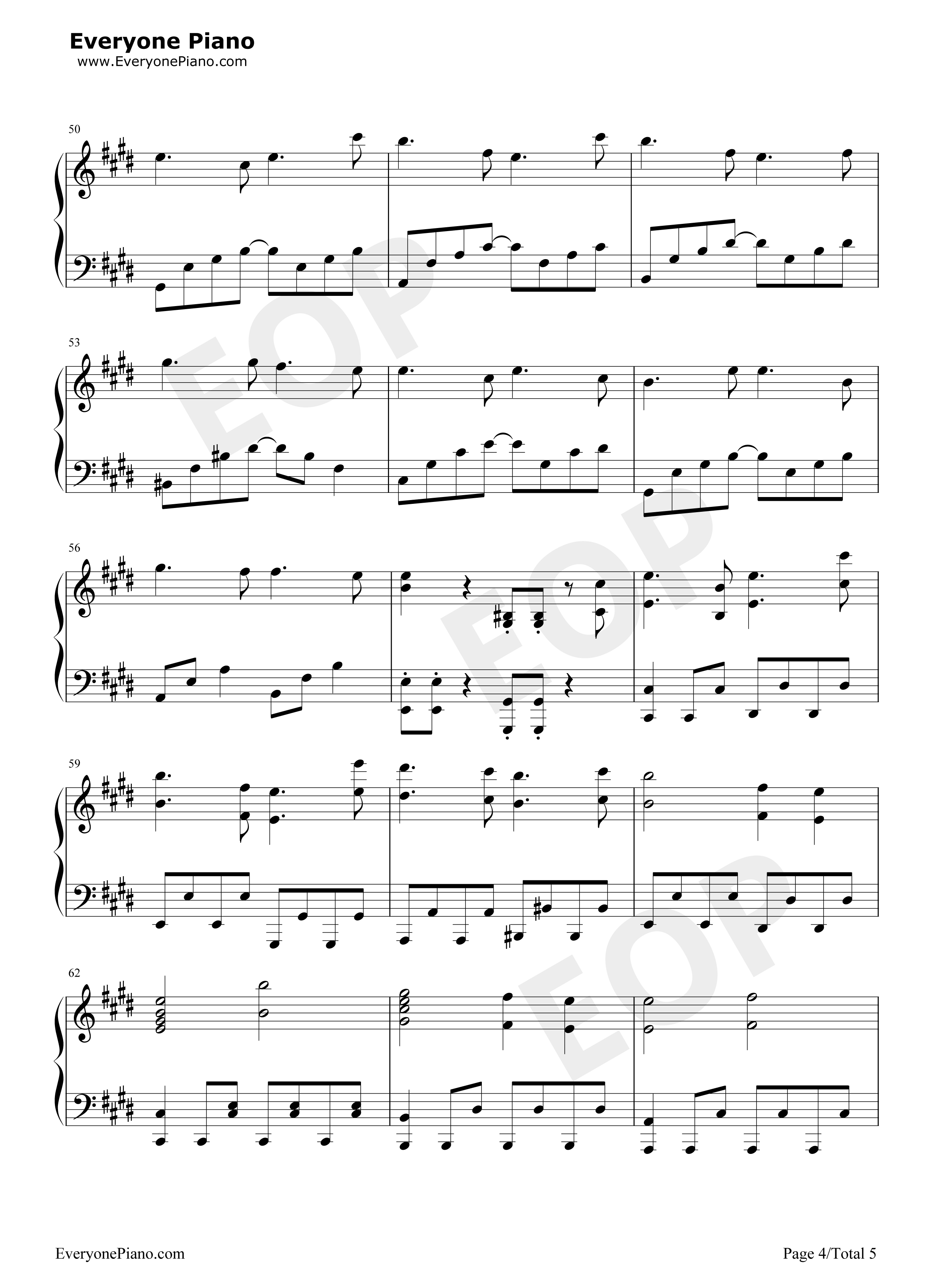 インフェルノ钢琴谱_Mrs._GREEN_APPLE