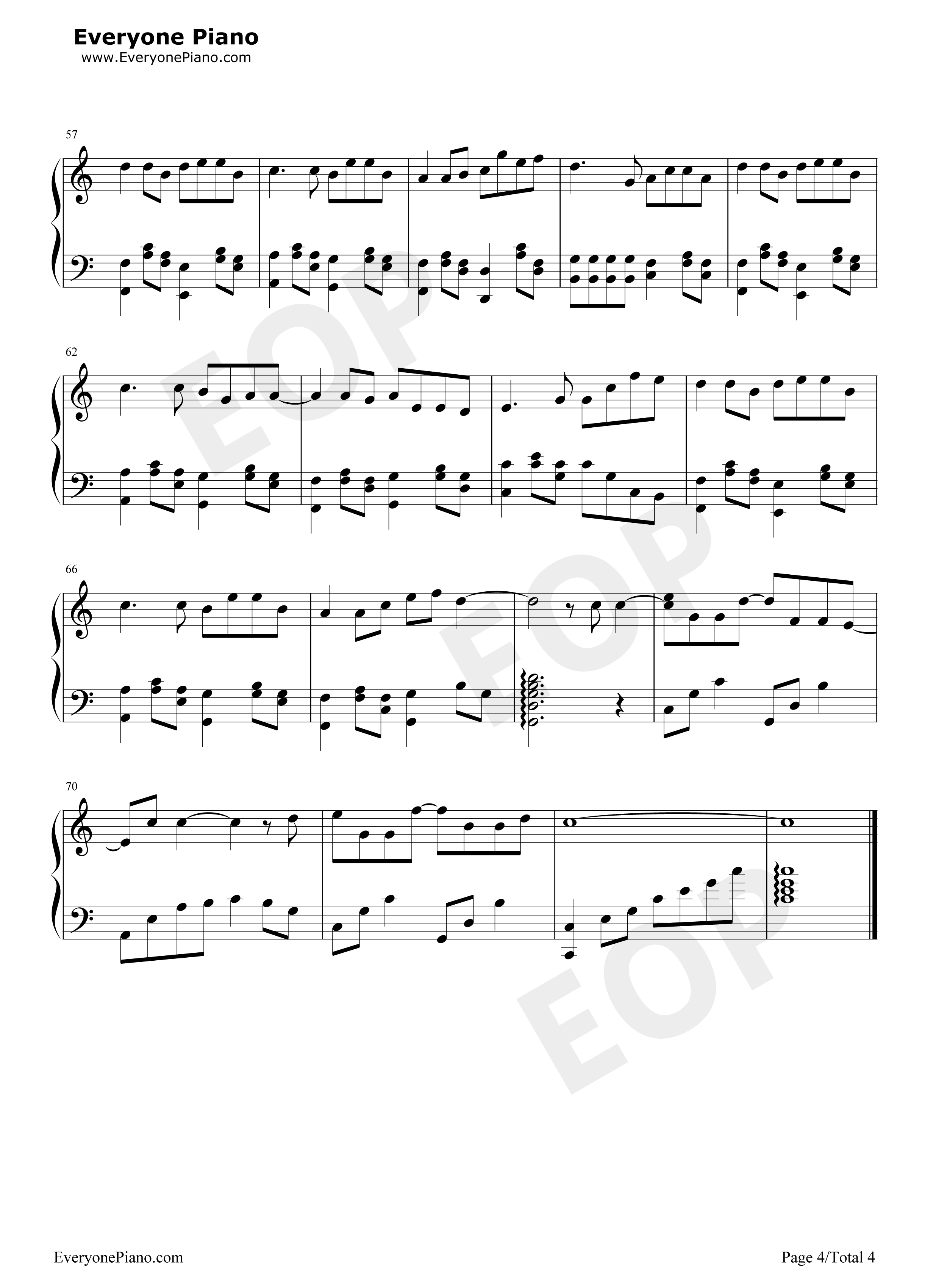 那女孩对我说钢琴谱_黄义达