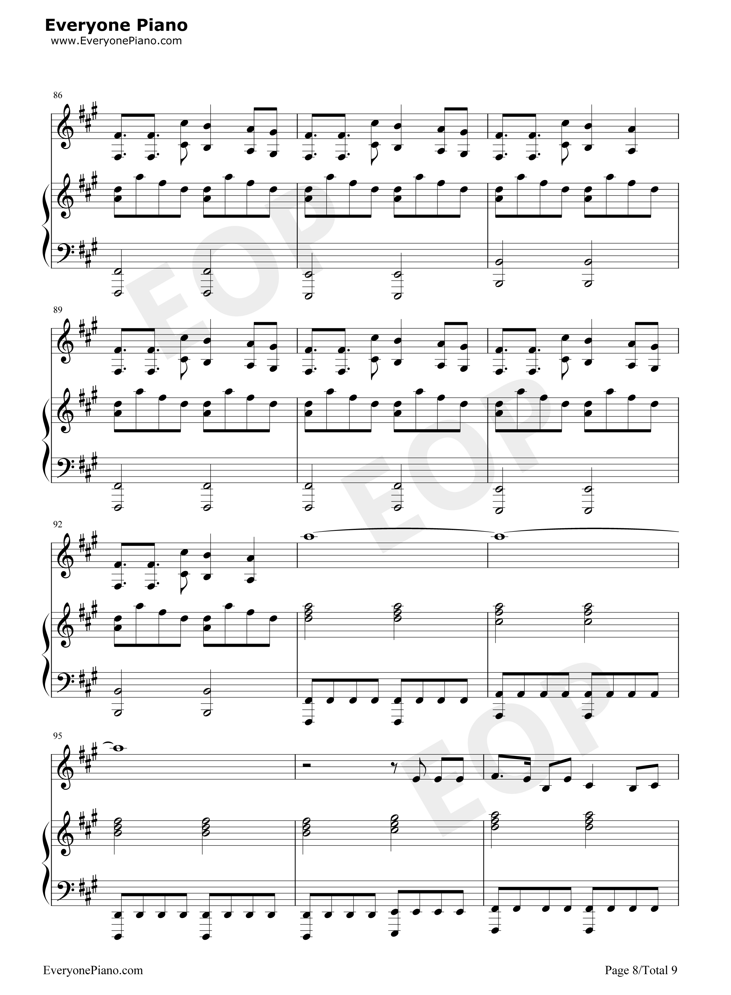 Roi钢琴谱_Bilal_Hassani