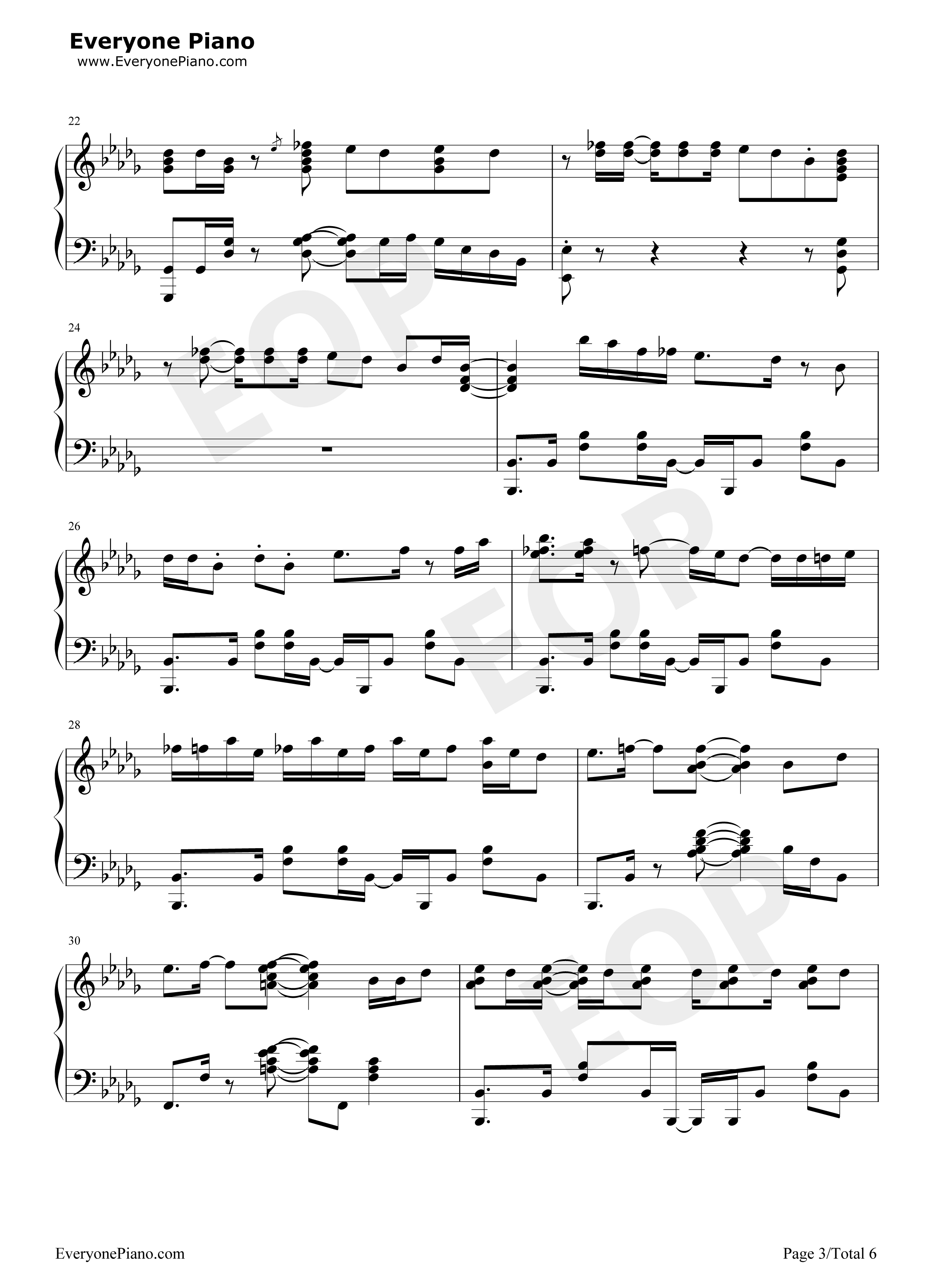 Checkmate钢琴谱_MICHI