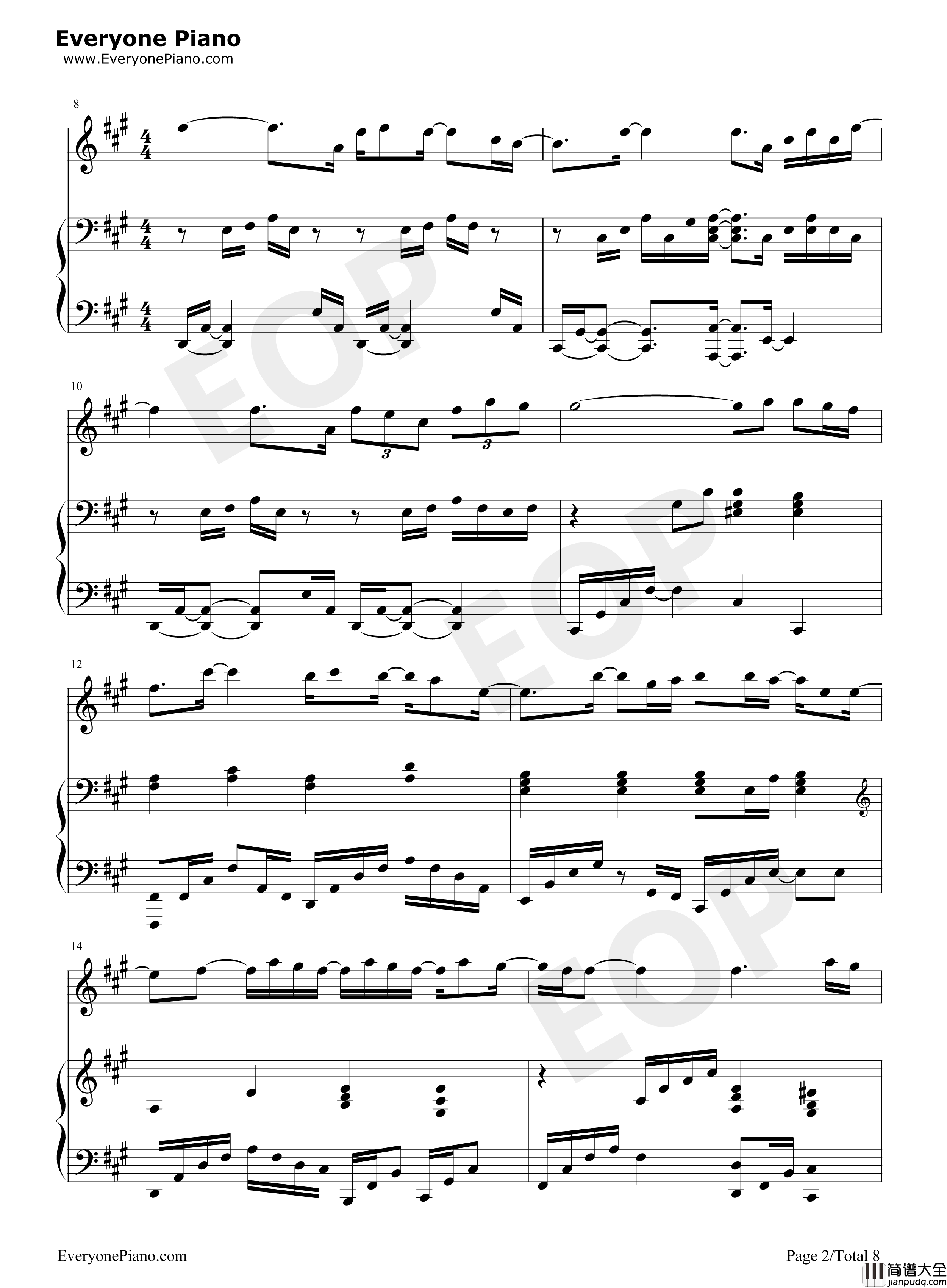 Speechless钢琴谱_Alan_Menken