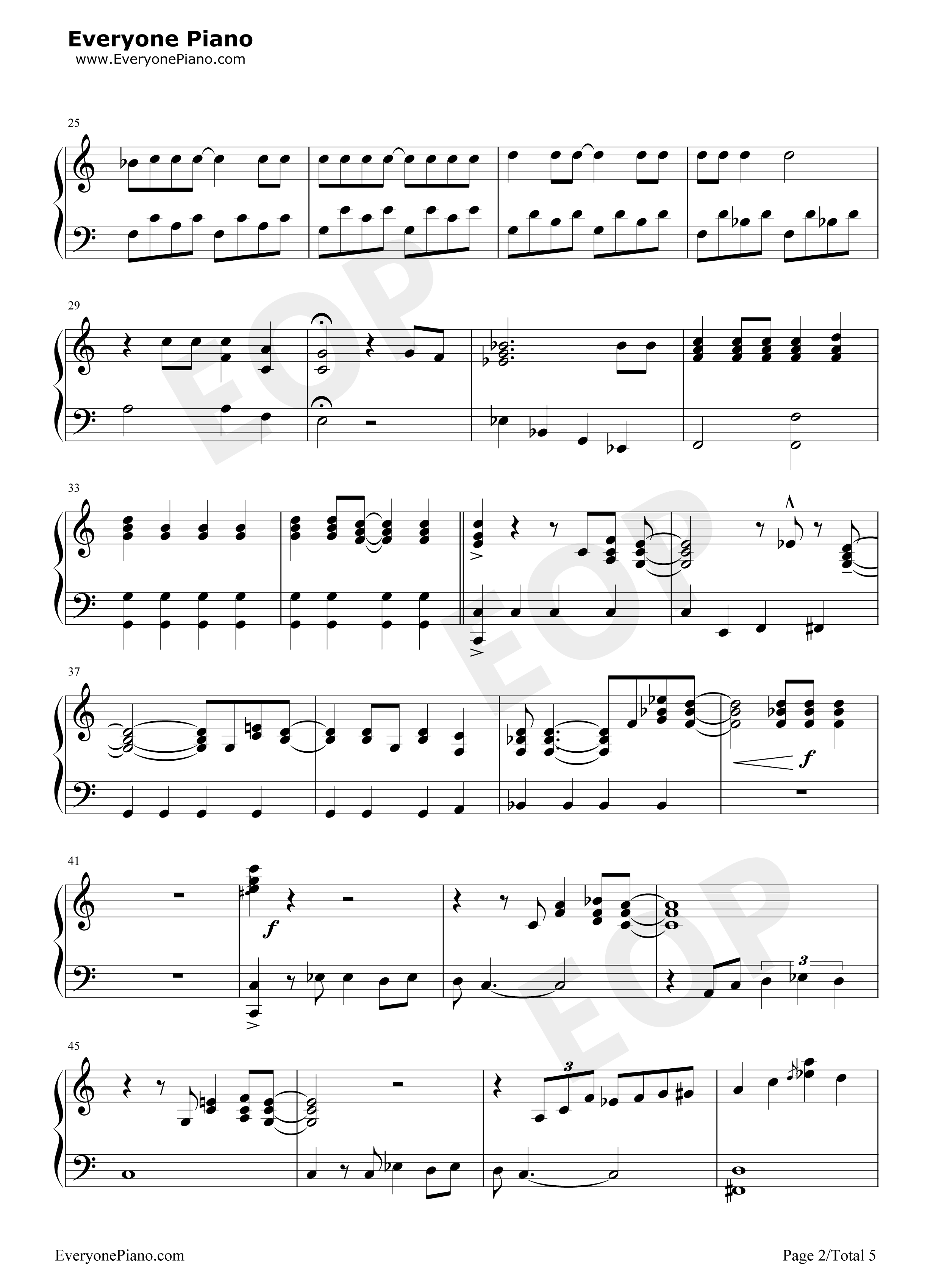 Hakuna_Matata钢琴谱_Elton_John