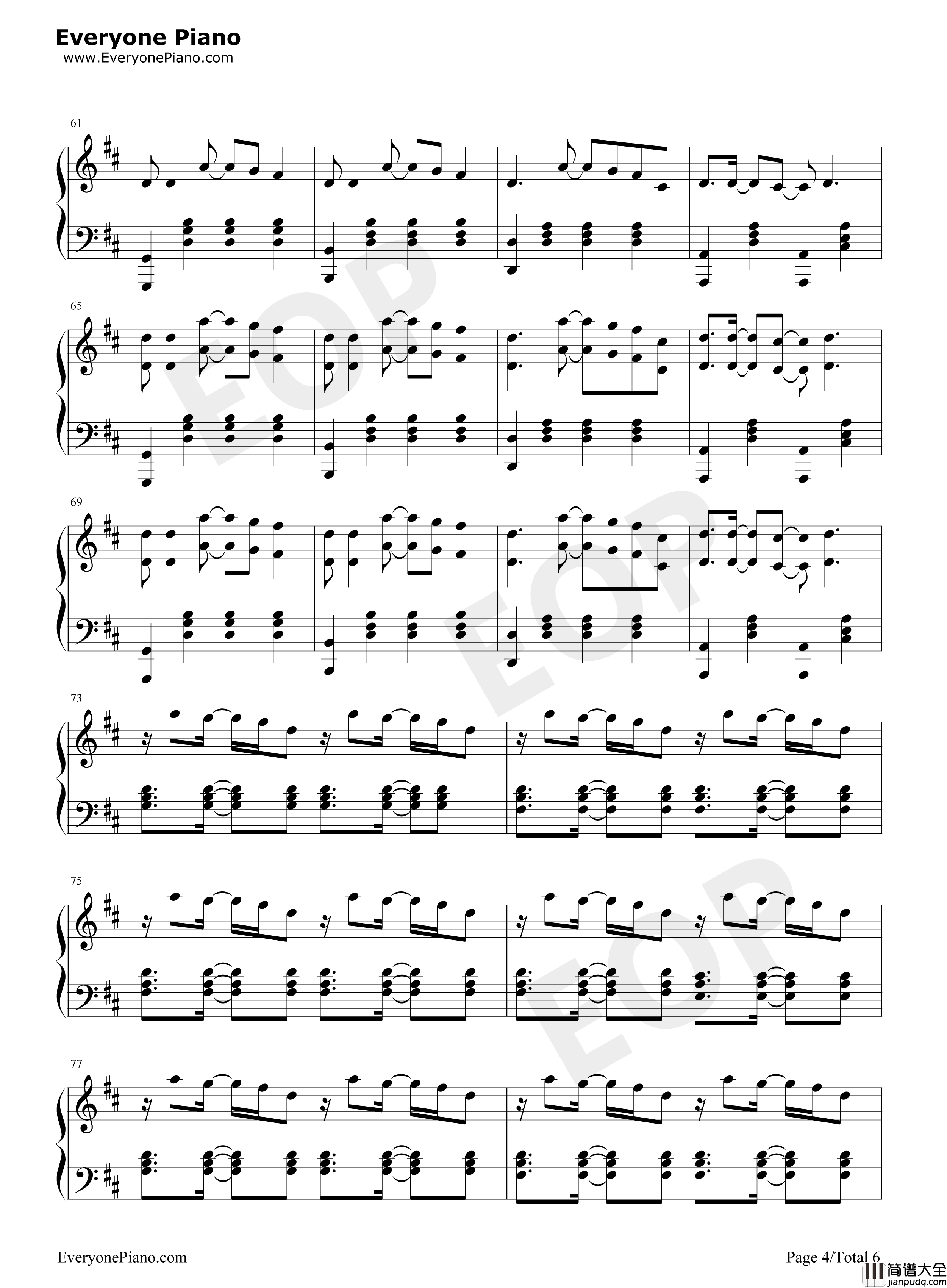 You_Only_Live_Once钢琴谱_羽多野涉