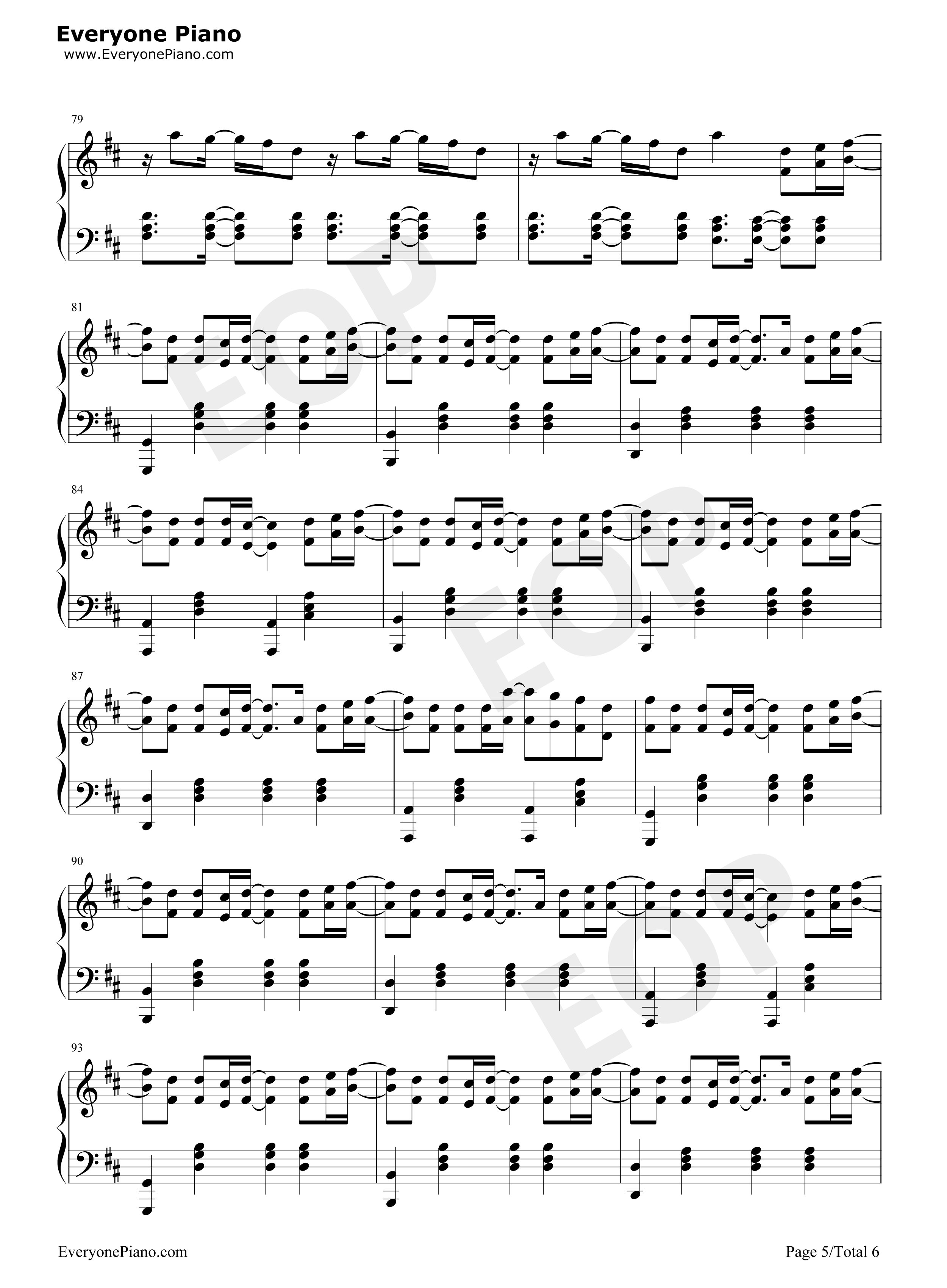 You_Only_Live_Once钢琴谱_羽多野涉