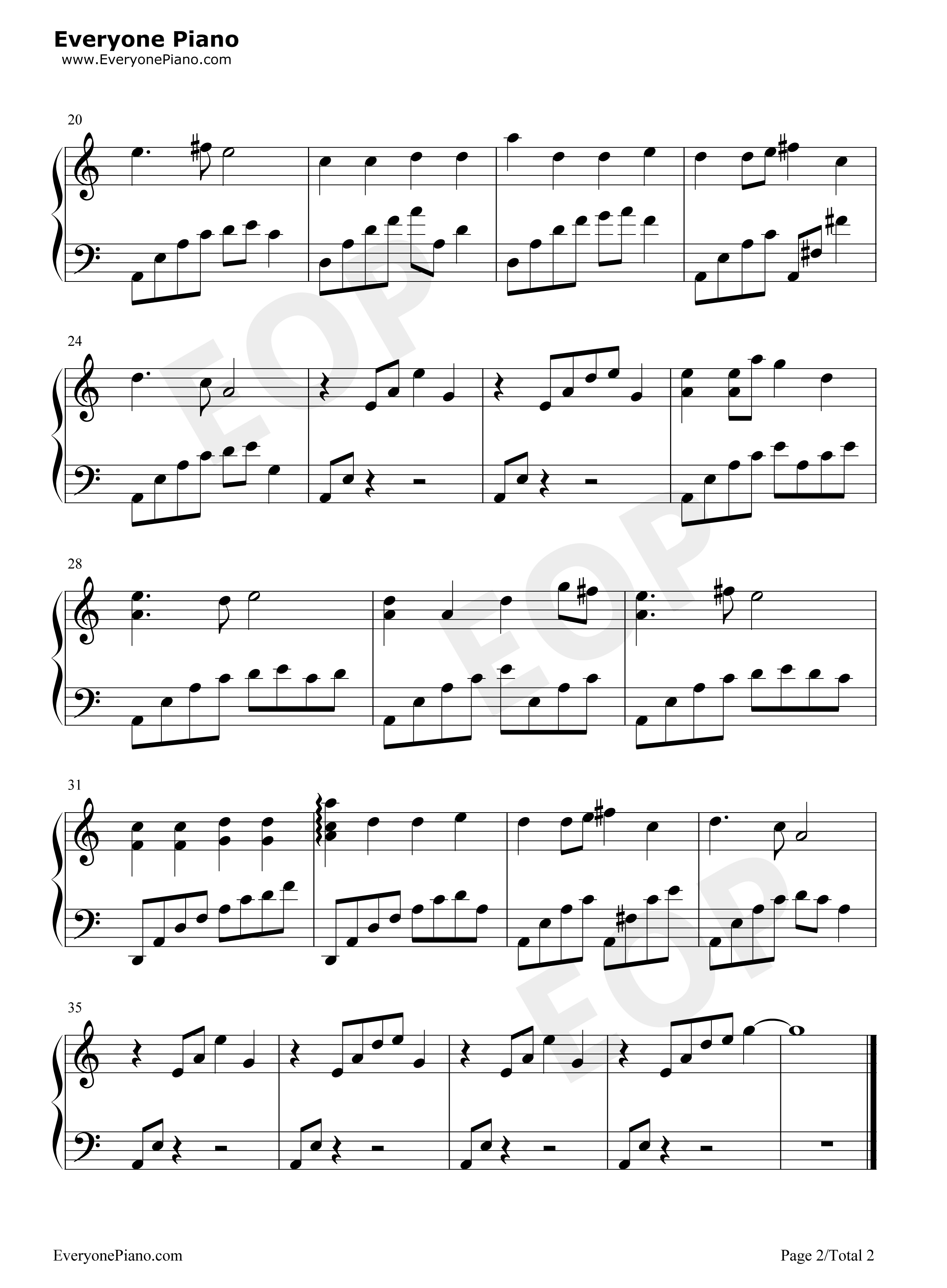 清平乐钢琴谱_张紫宁