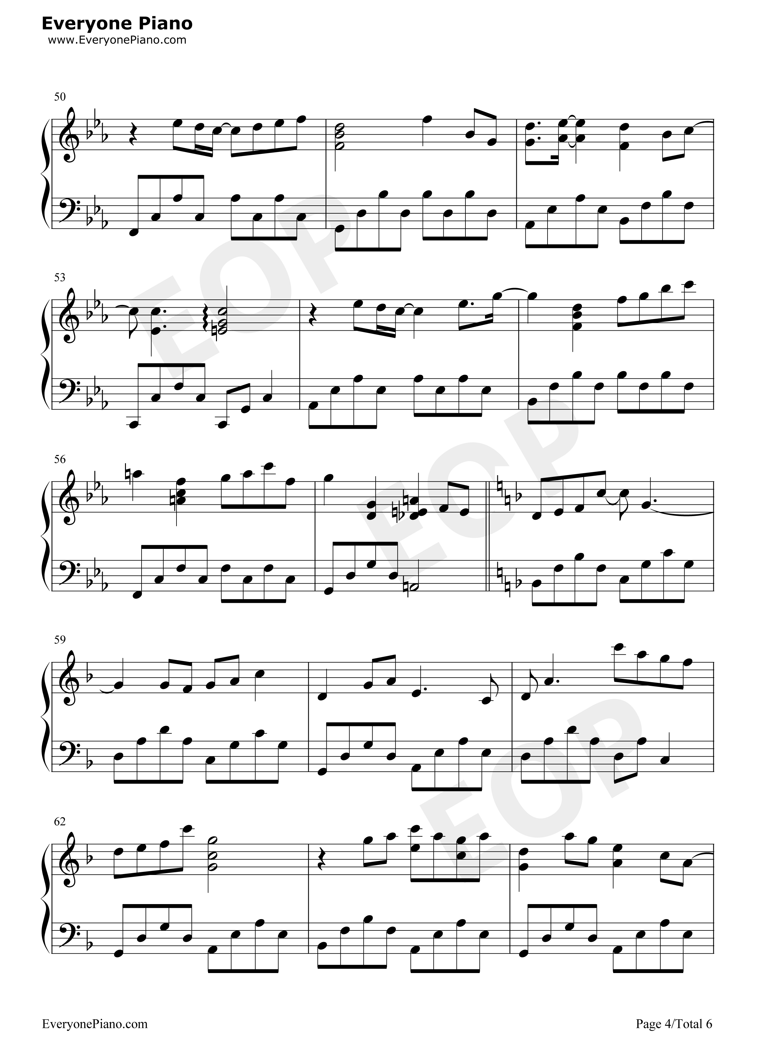 天涯钢琴谱_喵☆酱