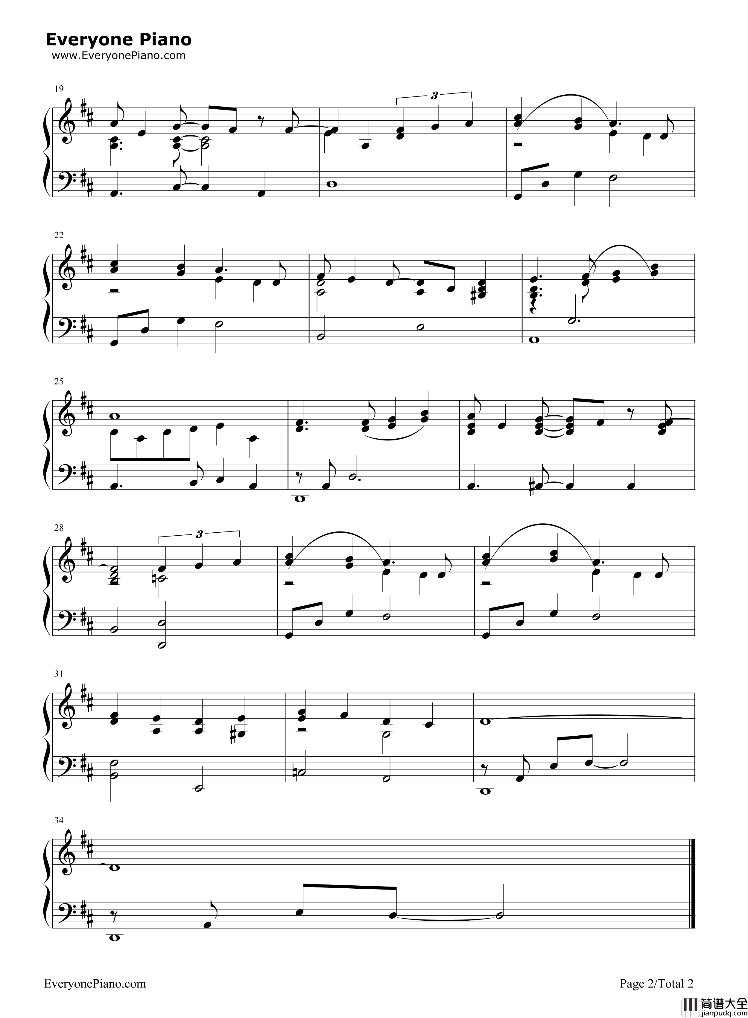 A_Whole_New_World钢琴谱_Alan_Menken