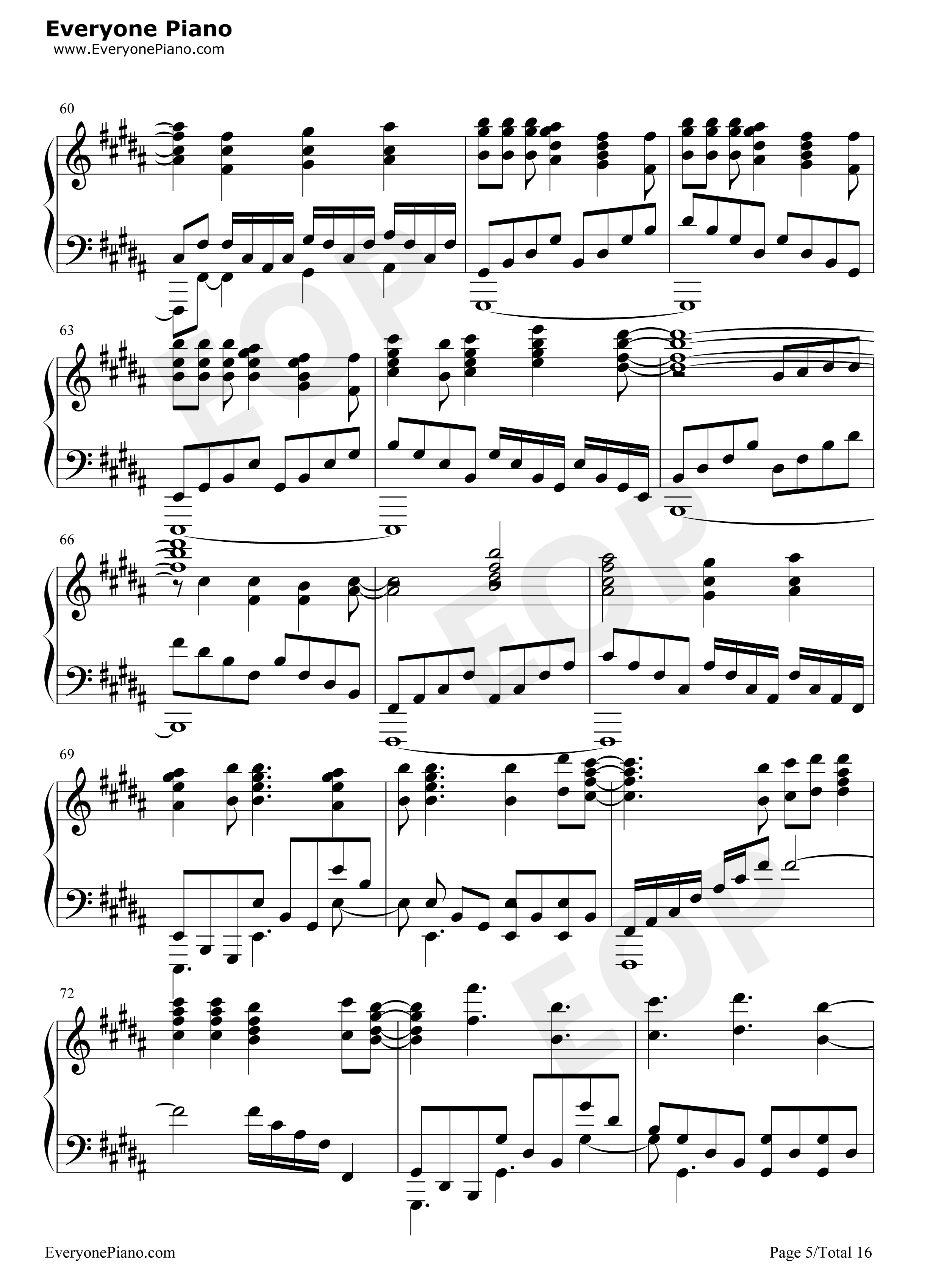 Neo钢琴谱_Roselia