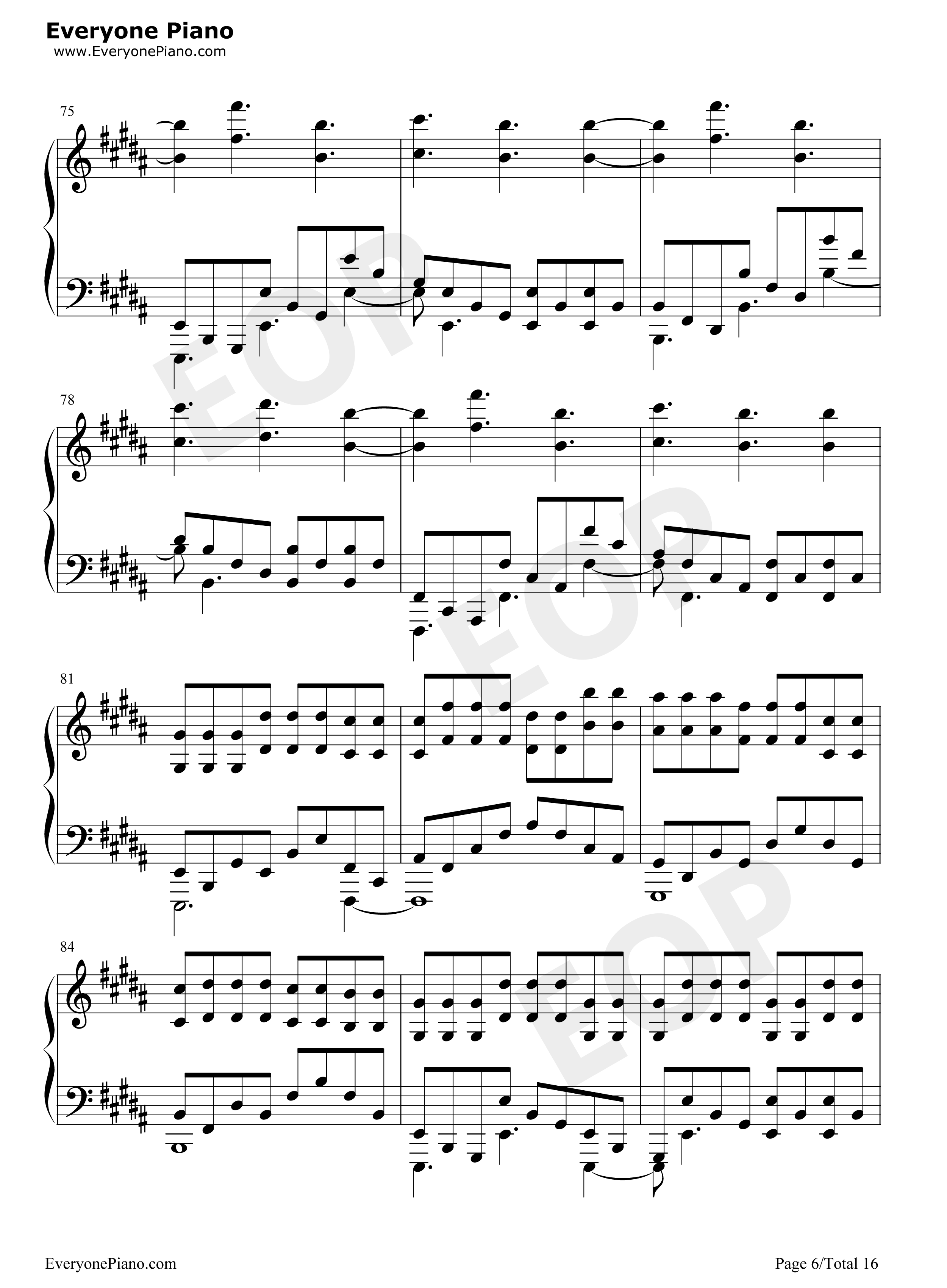 Neo钢琴谱_Roselia