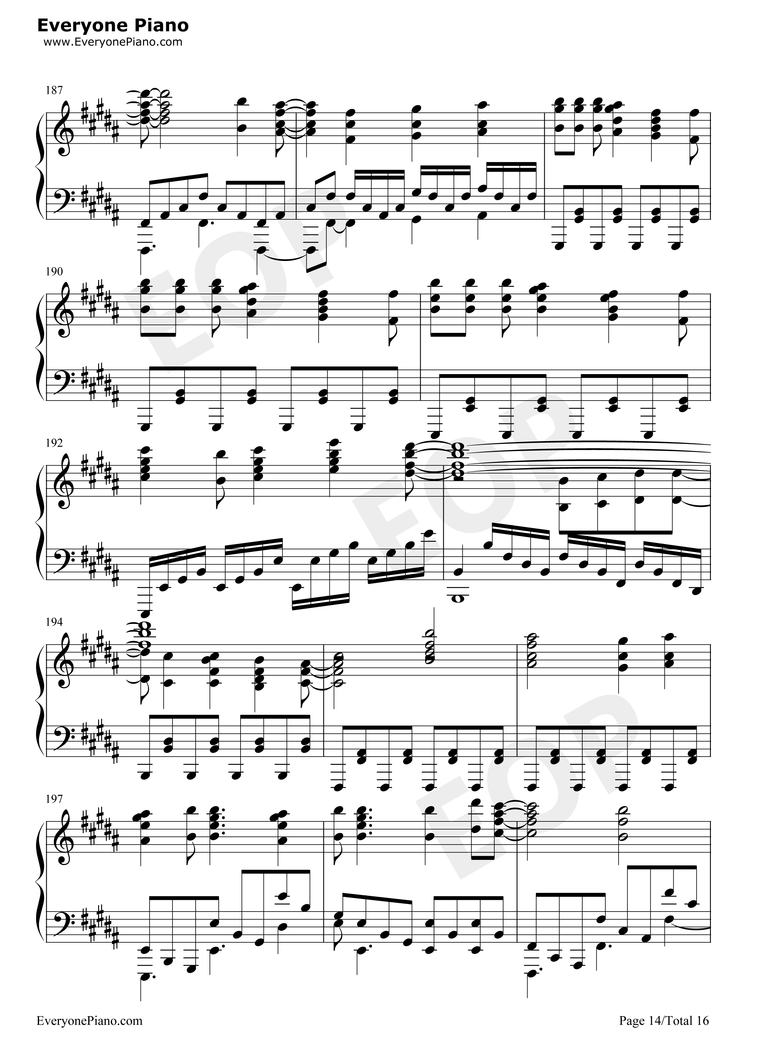 Neo钢琴谱_Roselia