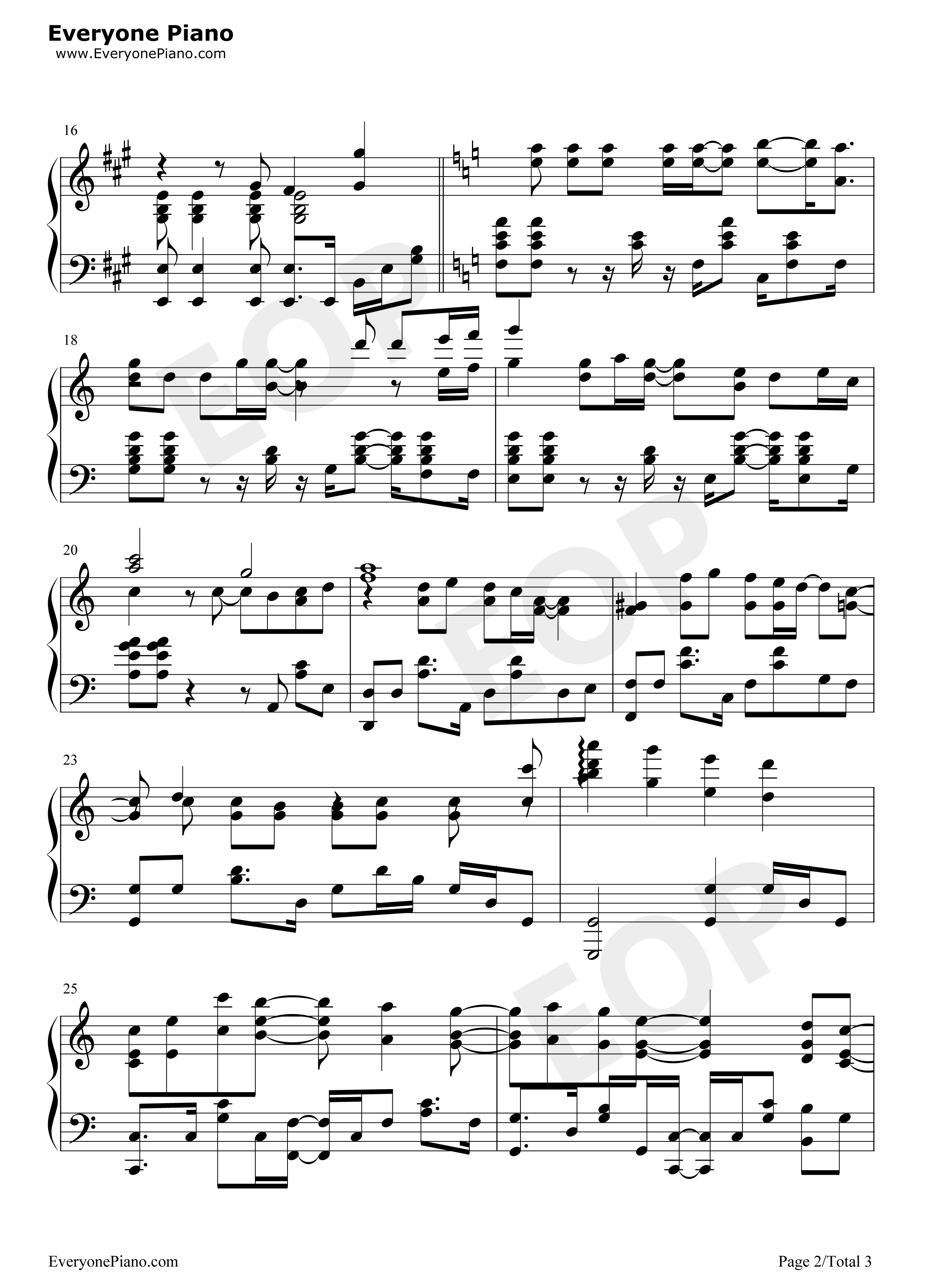 無謬の花钢琴谱_Mia_REGINA