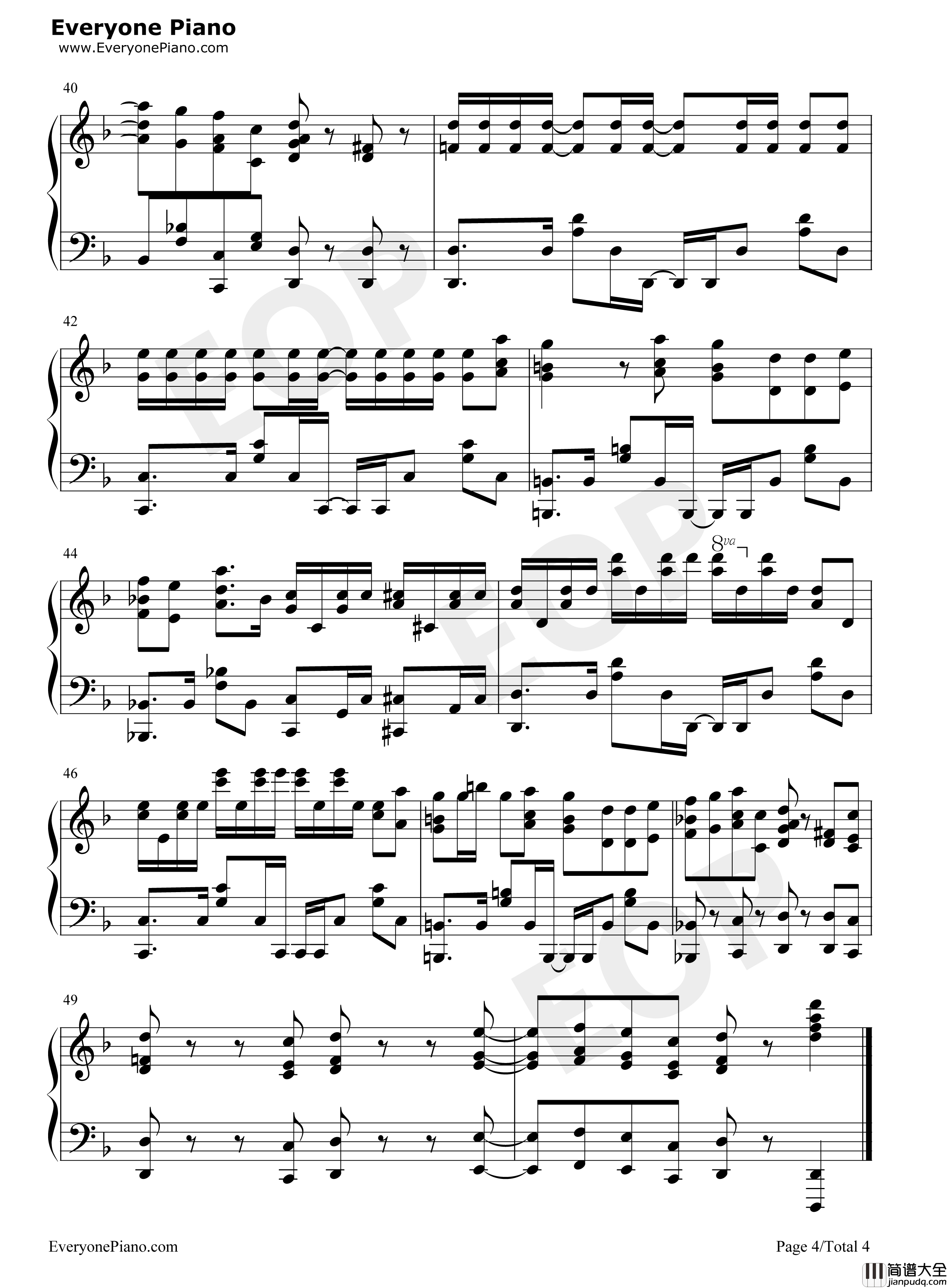 TEMPEST钢琴谱_石原夏织