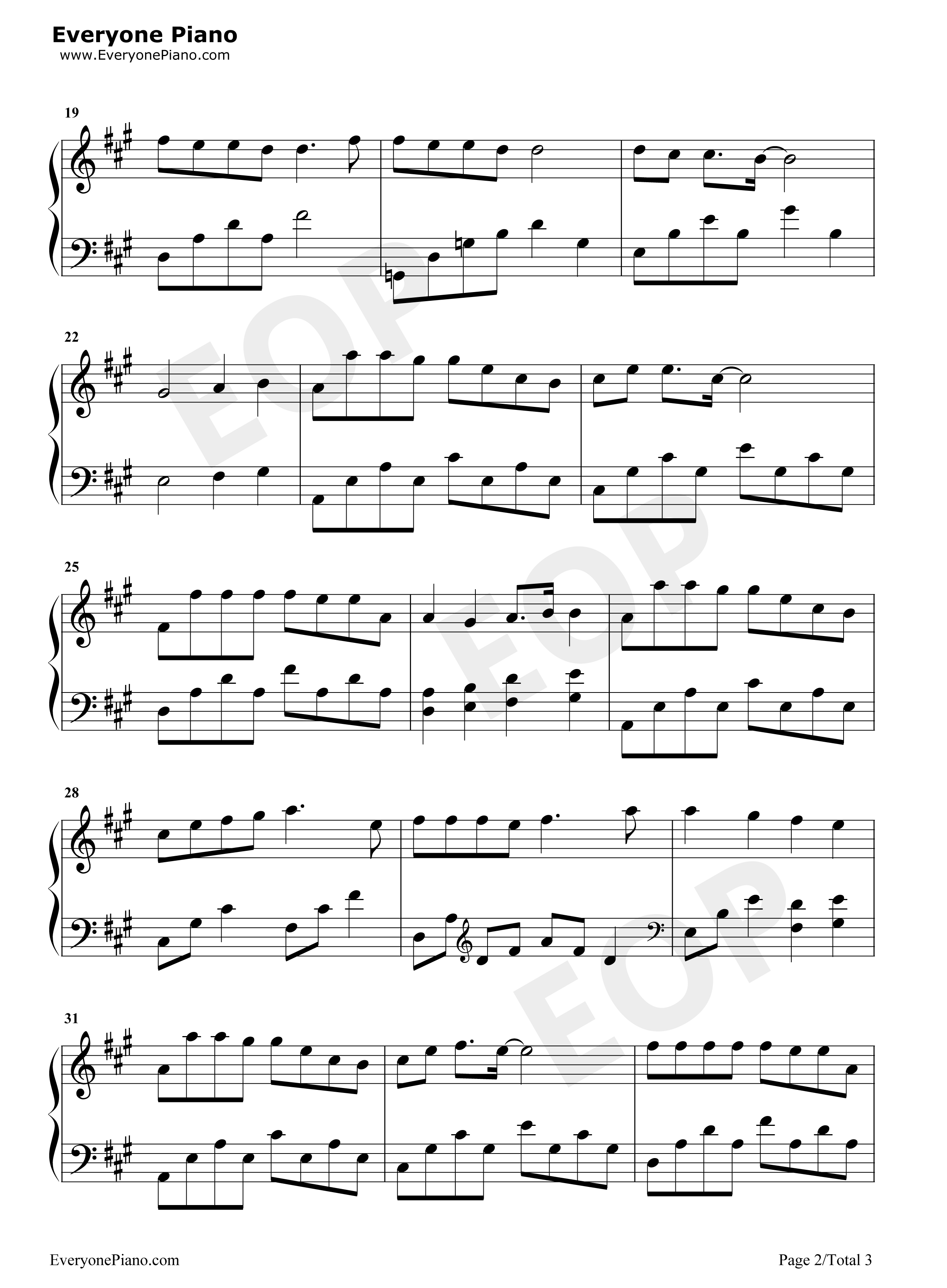 小欢喜钢琴谱_刘瑞琦