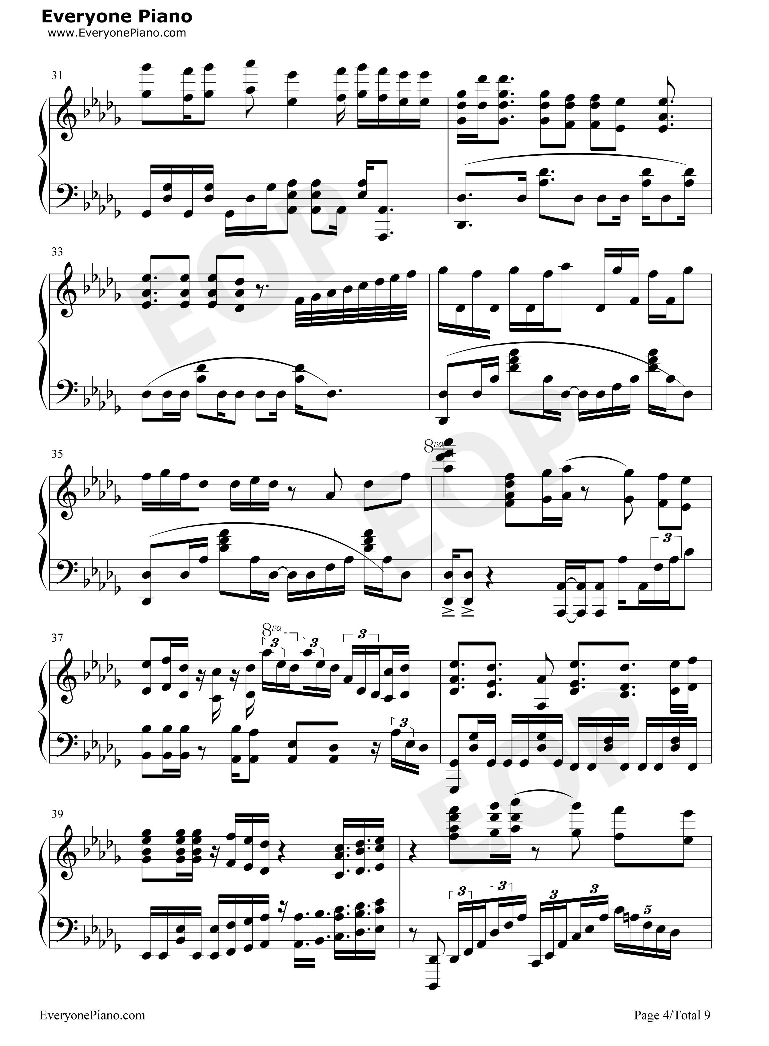 三色绘恋钢琴谱_Project_Lights