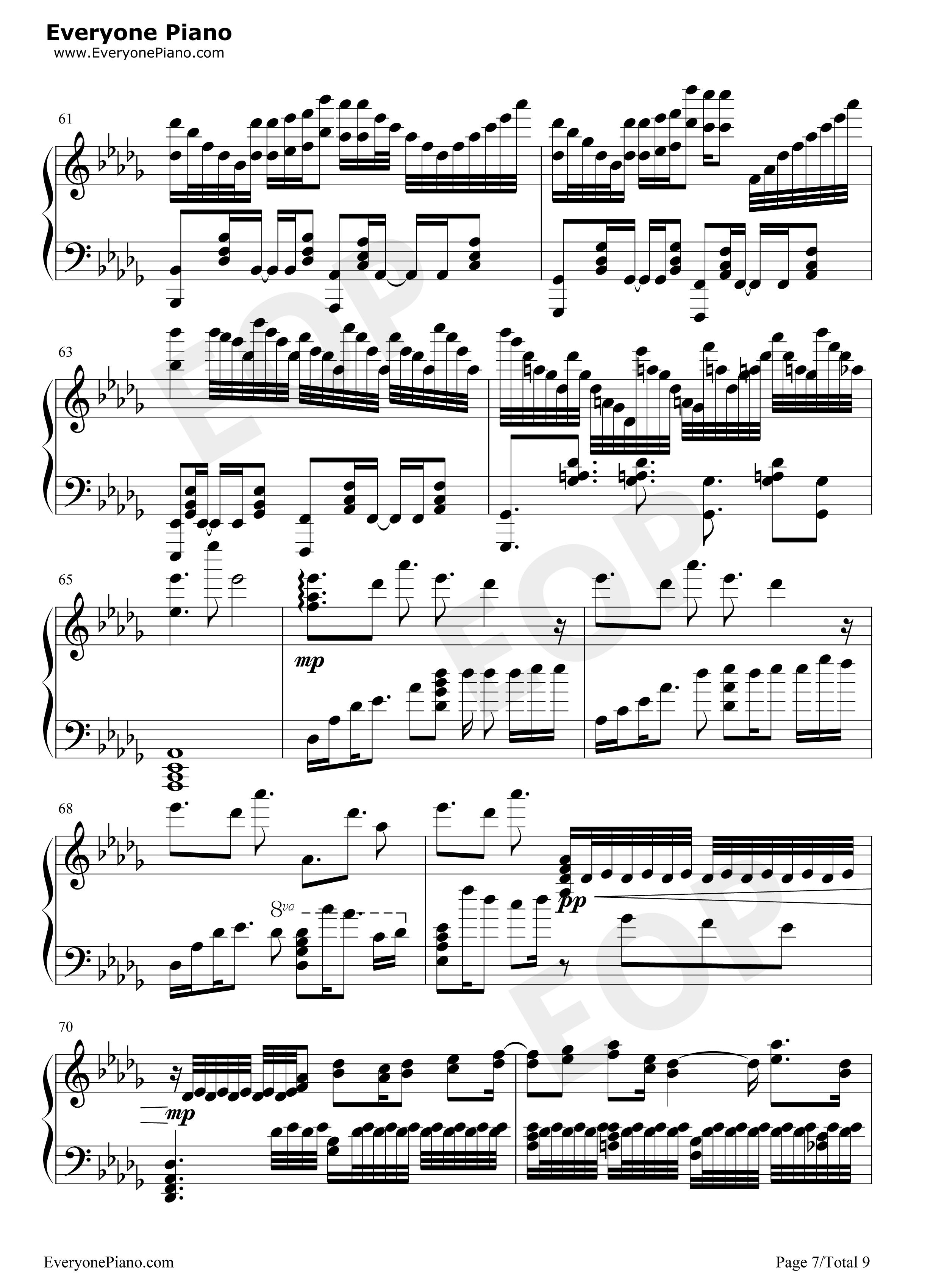 三色绘恋钢琴谱_Project_Lights