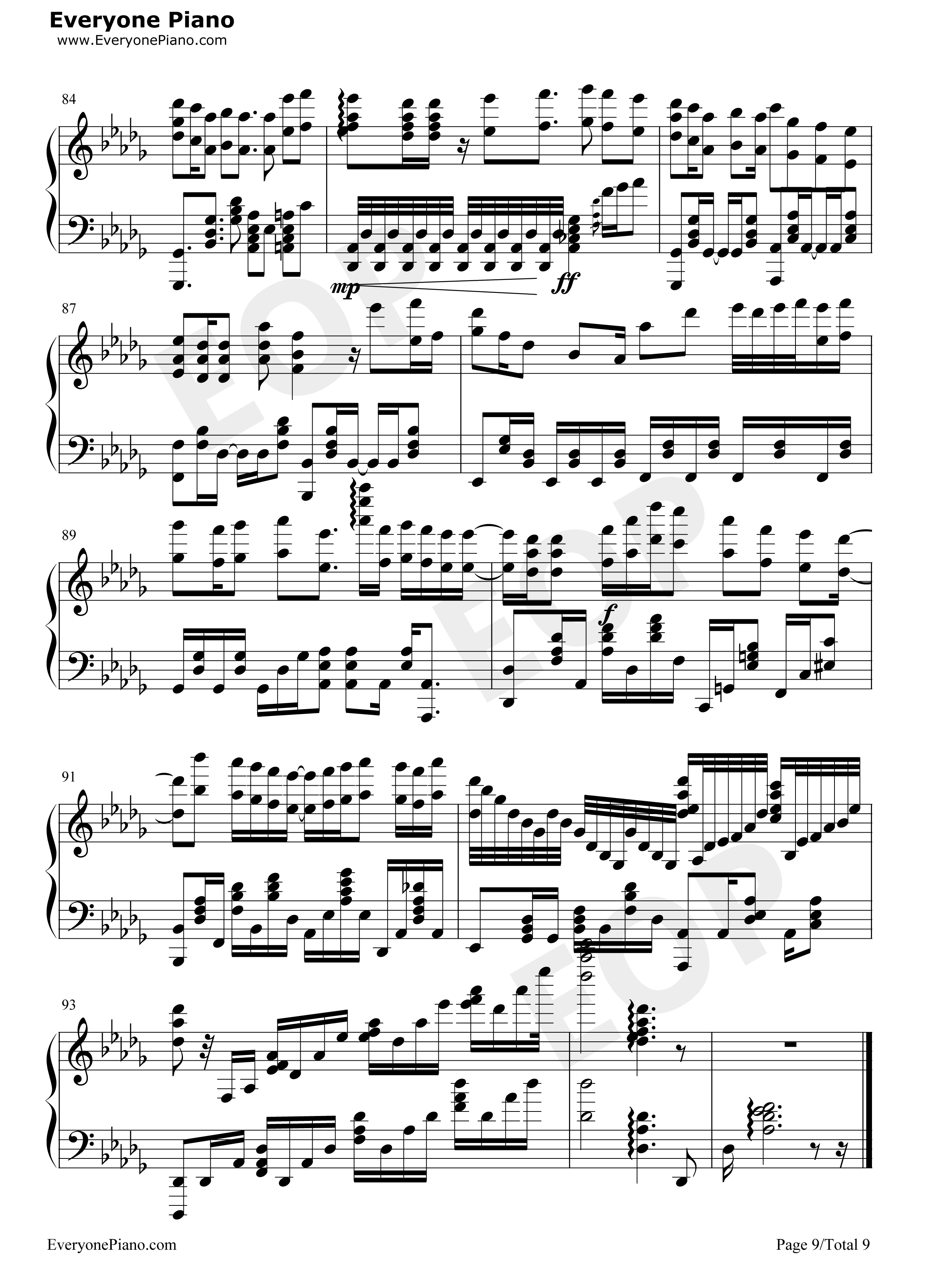 三色绘恋钢琴谱_Project_Lights