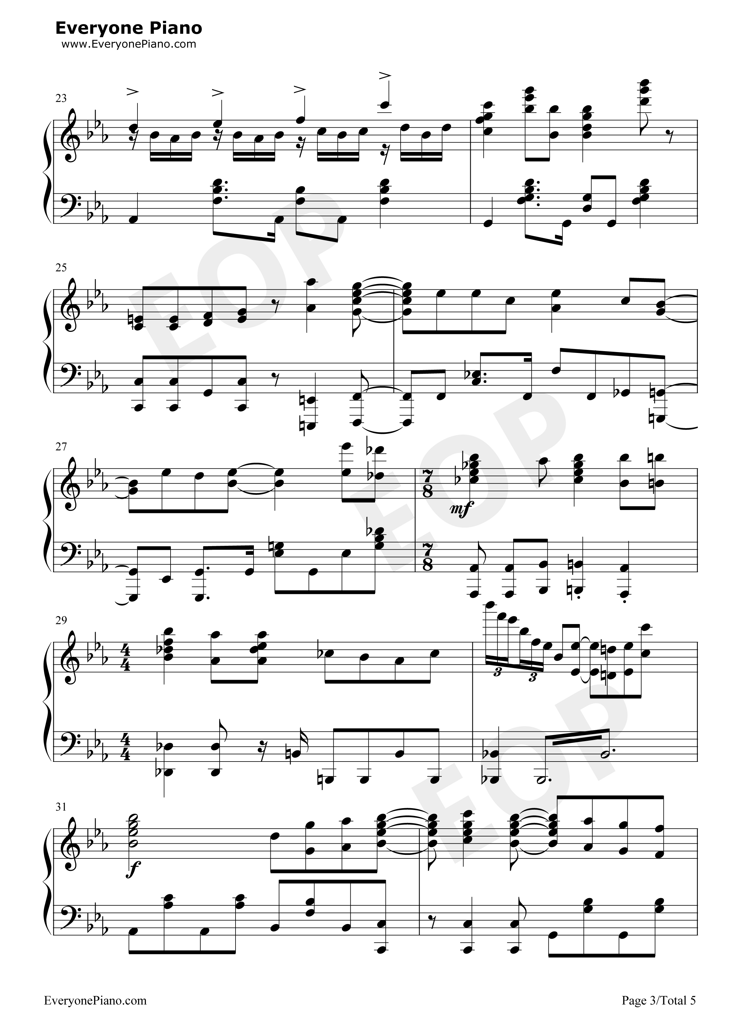 1st_Love_Story钢琴谱_Luce_Twinkle_Wink☆