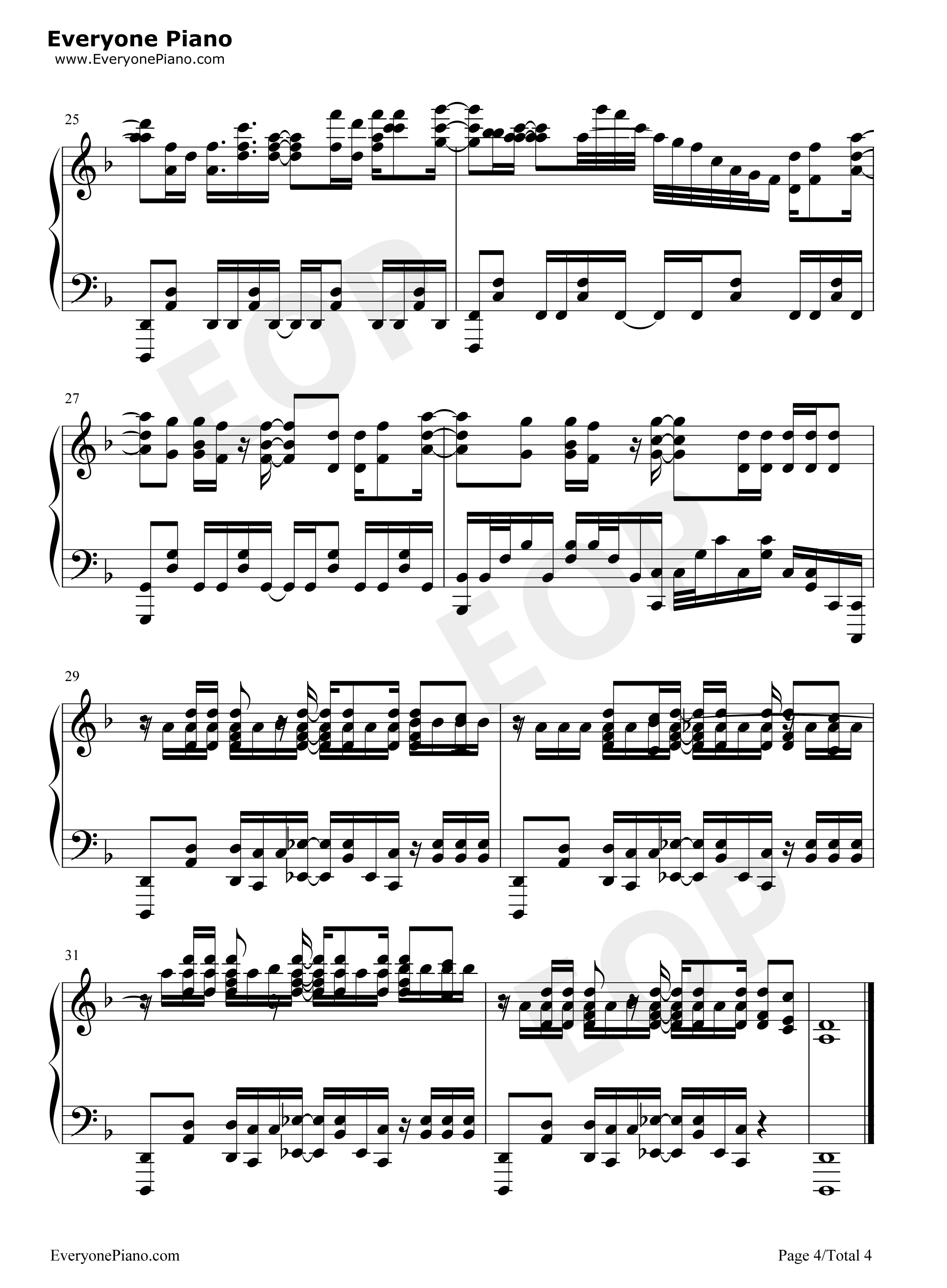 Shadow_is_the_Light钢琴谱_HE_SIXTH_LIE