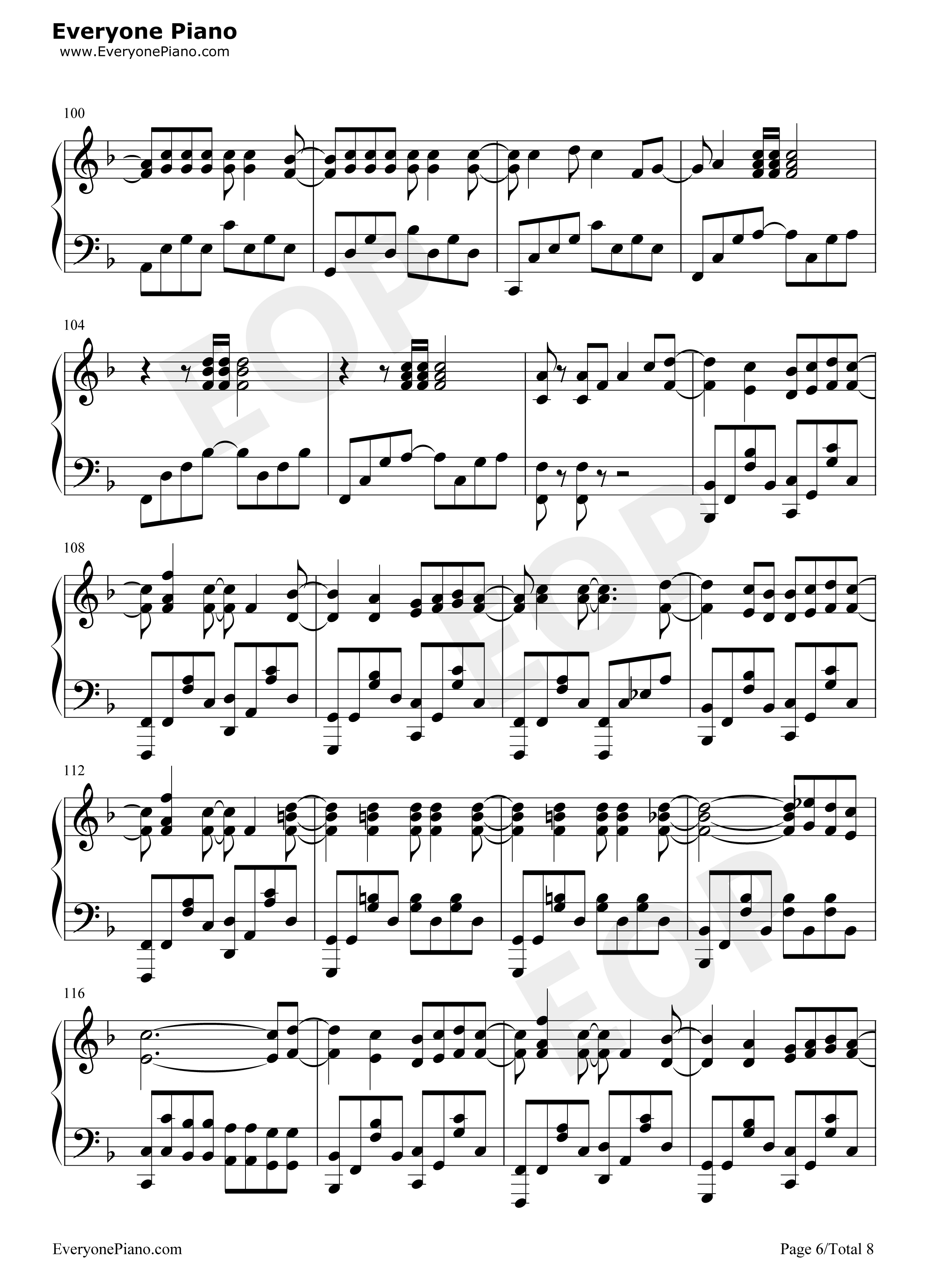 100万年の幸せ钢琴谱_桑田佳祐