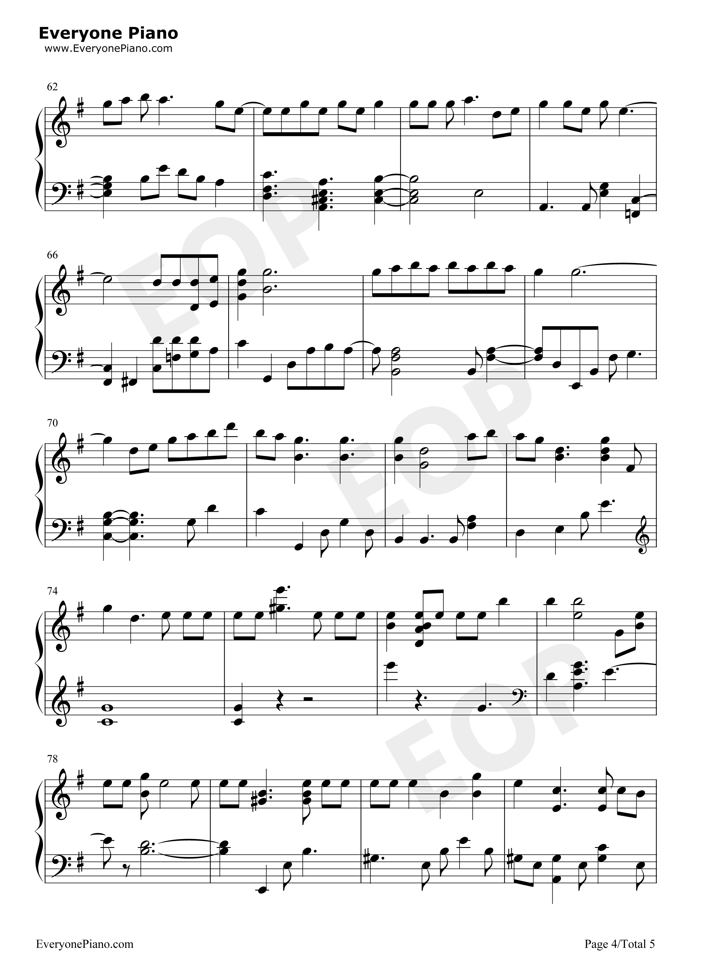 BBIBBI钢琴谱_IU_李知恩