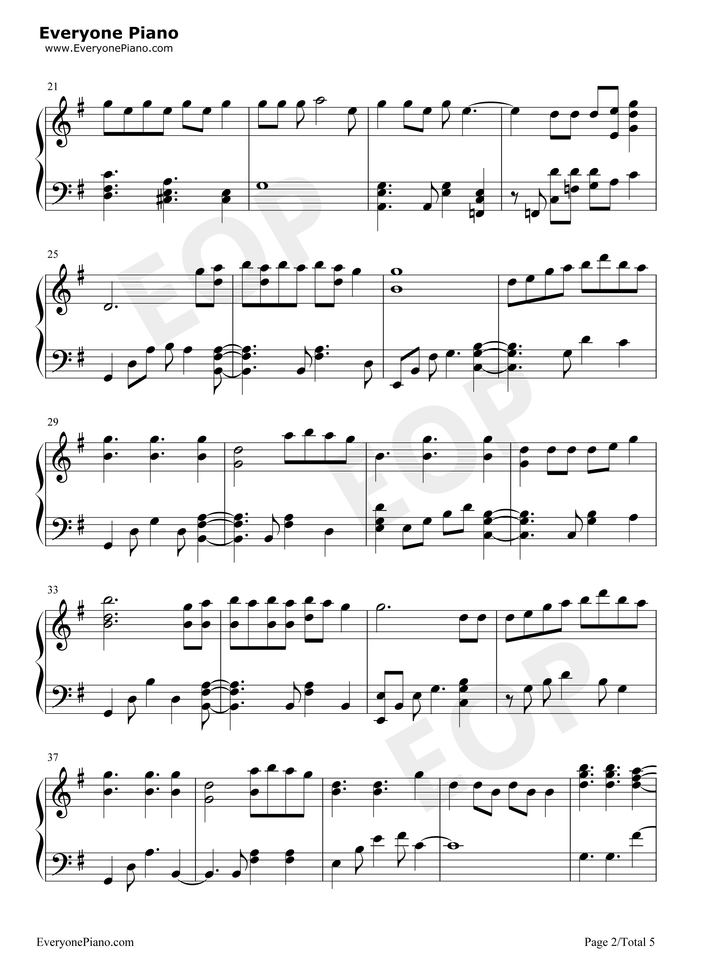 BBIBBI钢琴谱_IU_李知恩