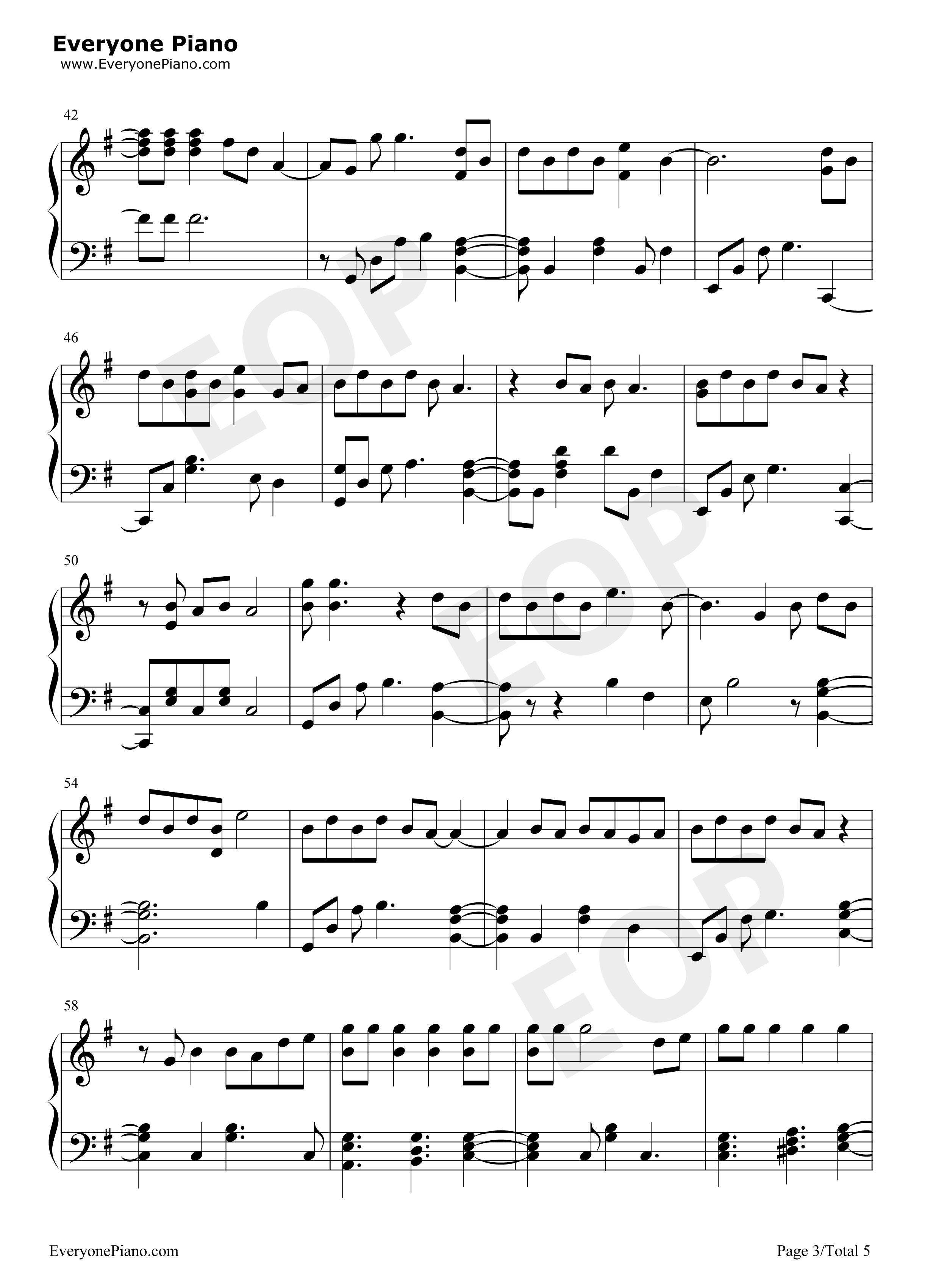 BBIBBI钢琴谱_IU_李知恩