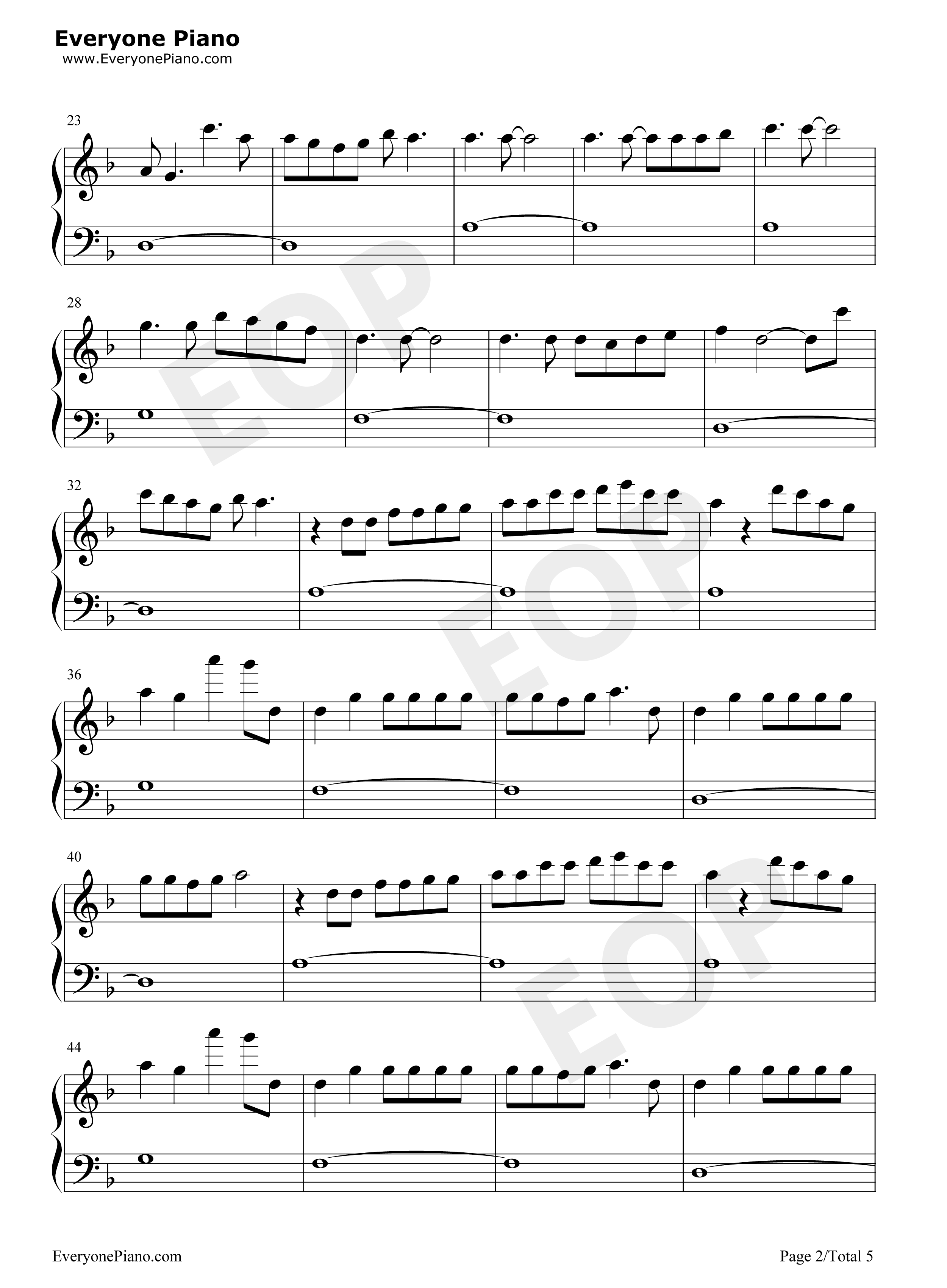 Easier钢琴谱_5_Seconds_of_Summer