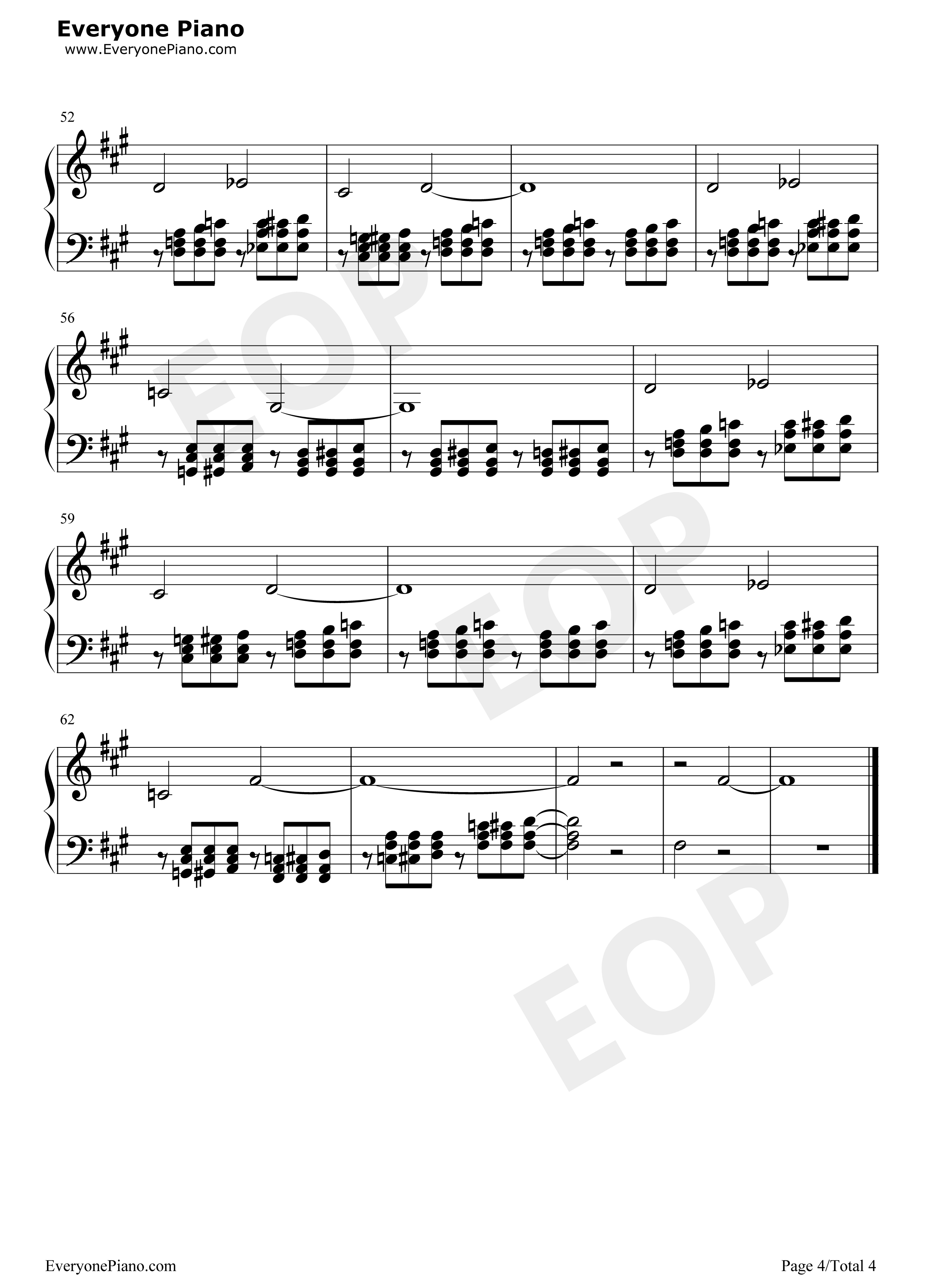 双面燕洵钢琴谱_谭旋