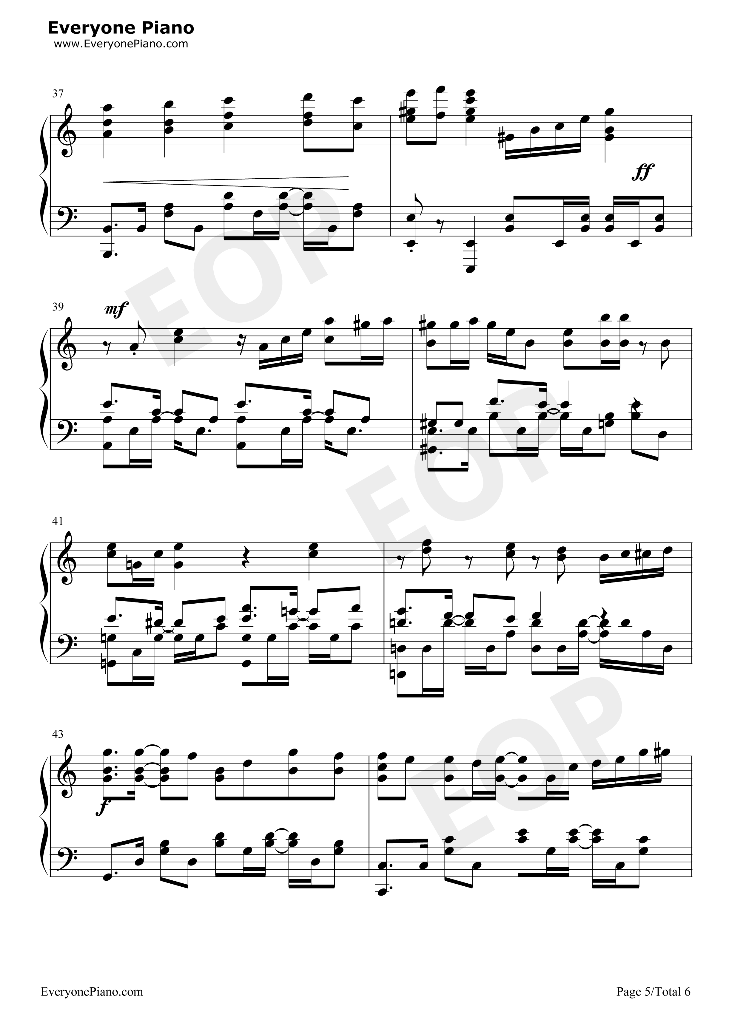 乐园都市钢琴谱_大石昌良