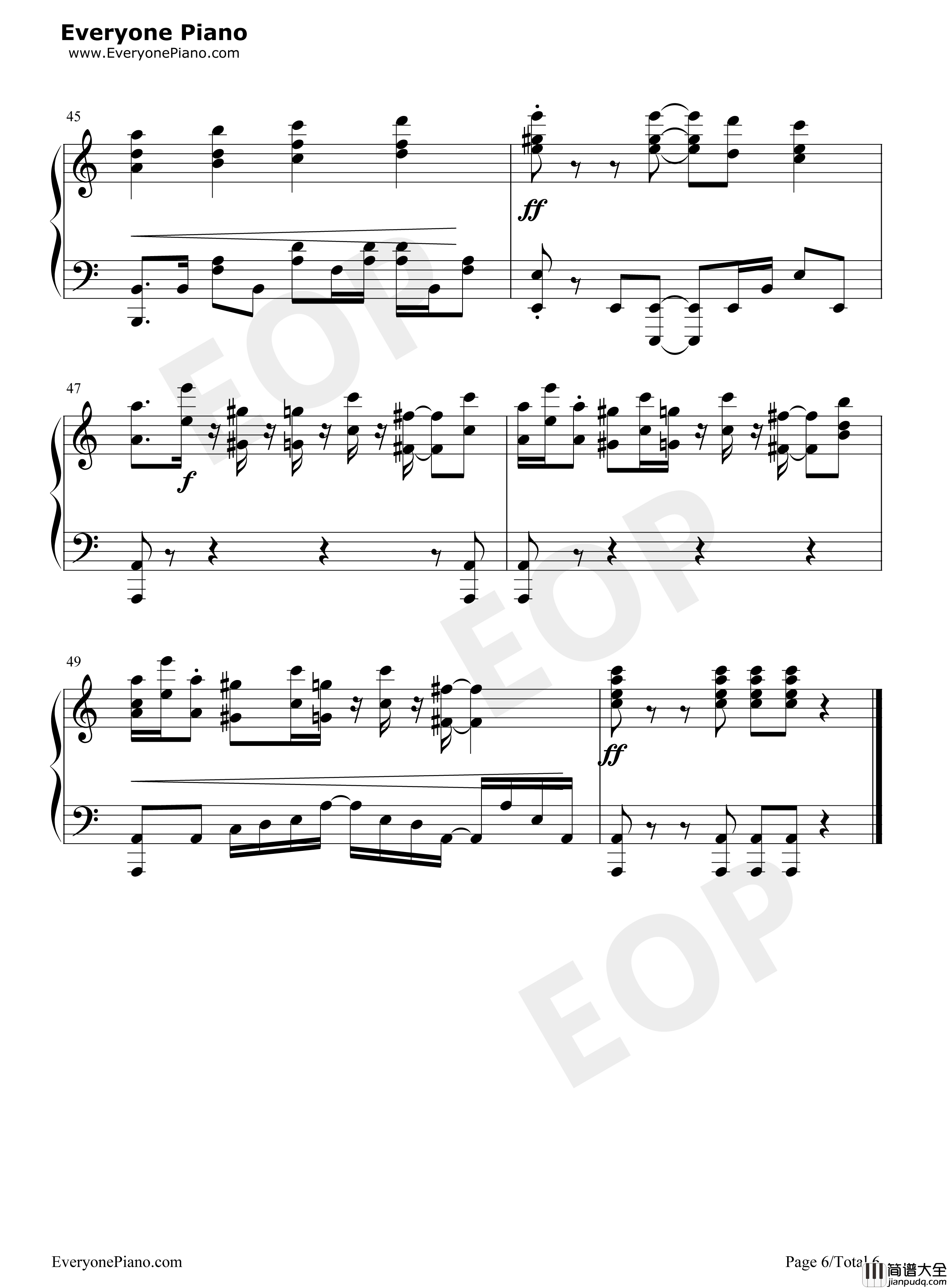 乐园都市钢琴谱_大石昌良