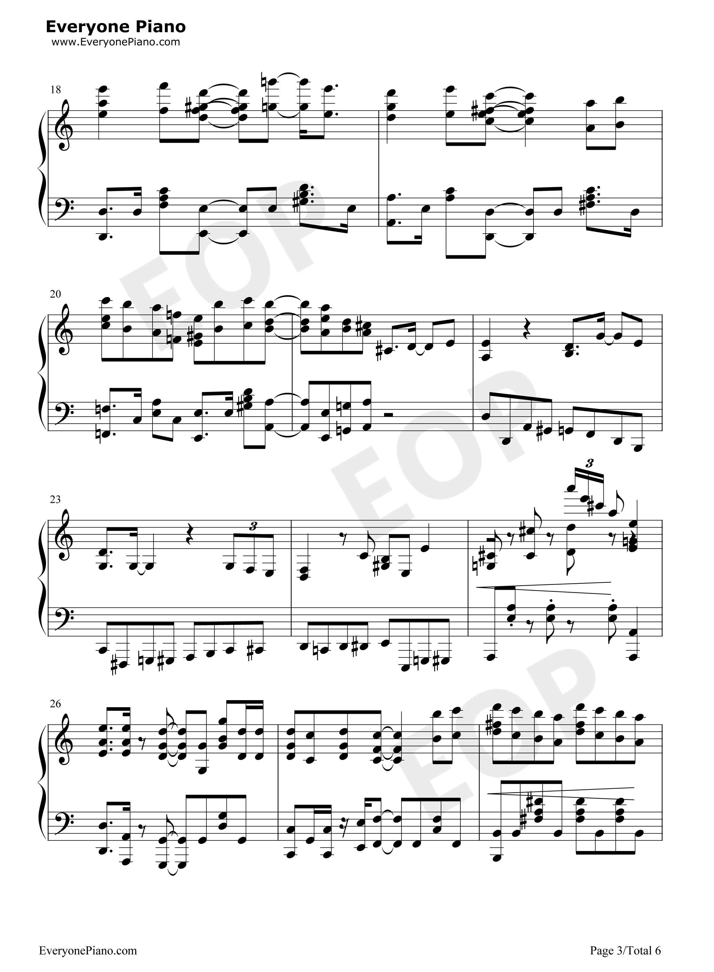 乐园都市钢琴谱_大石昌良