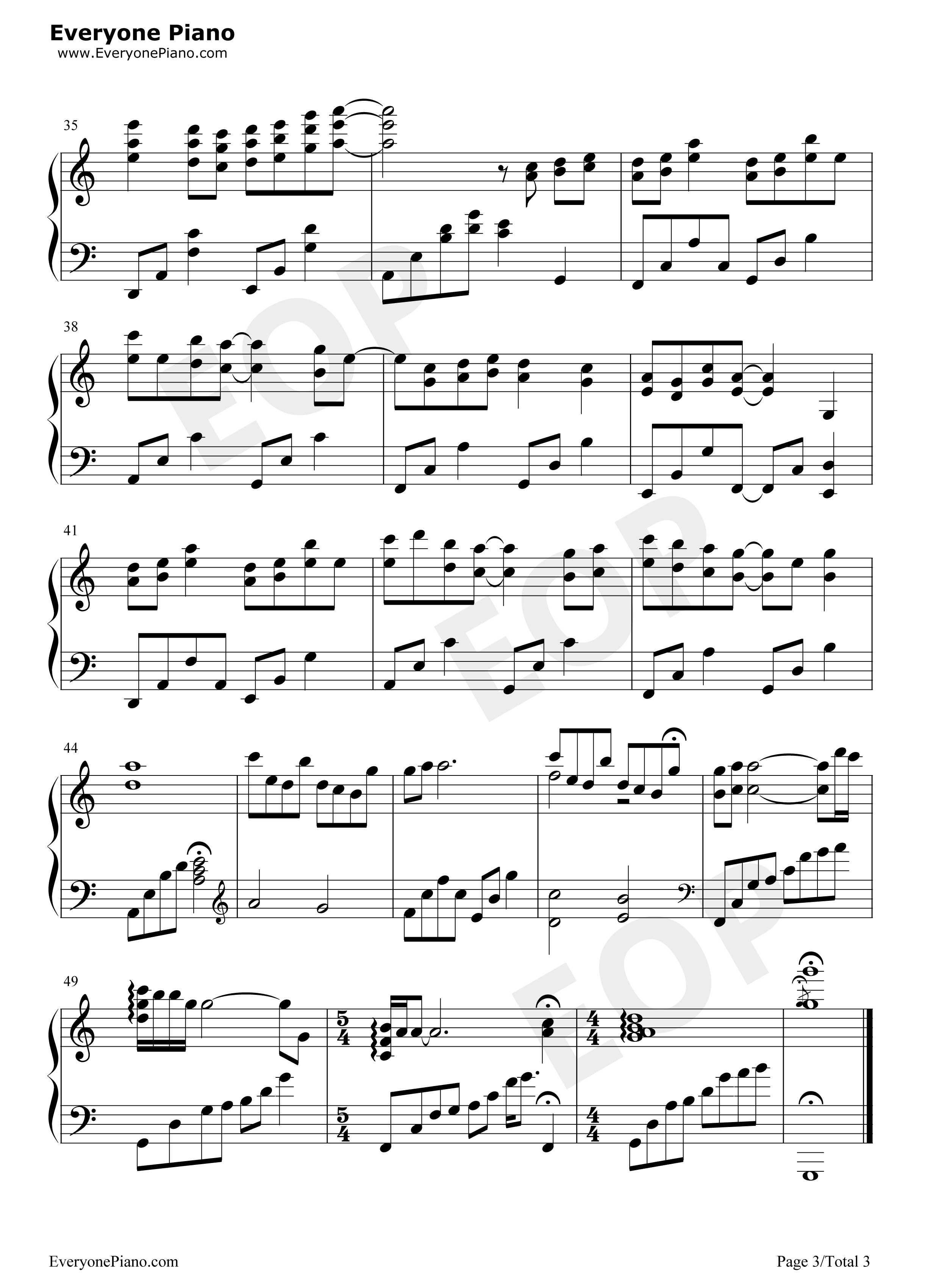 桜钢琴谱_経田康子