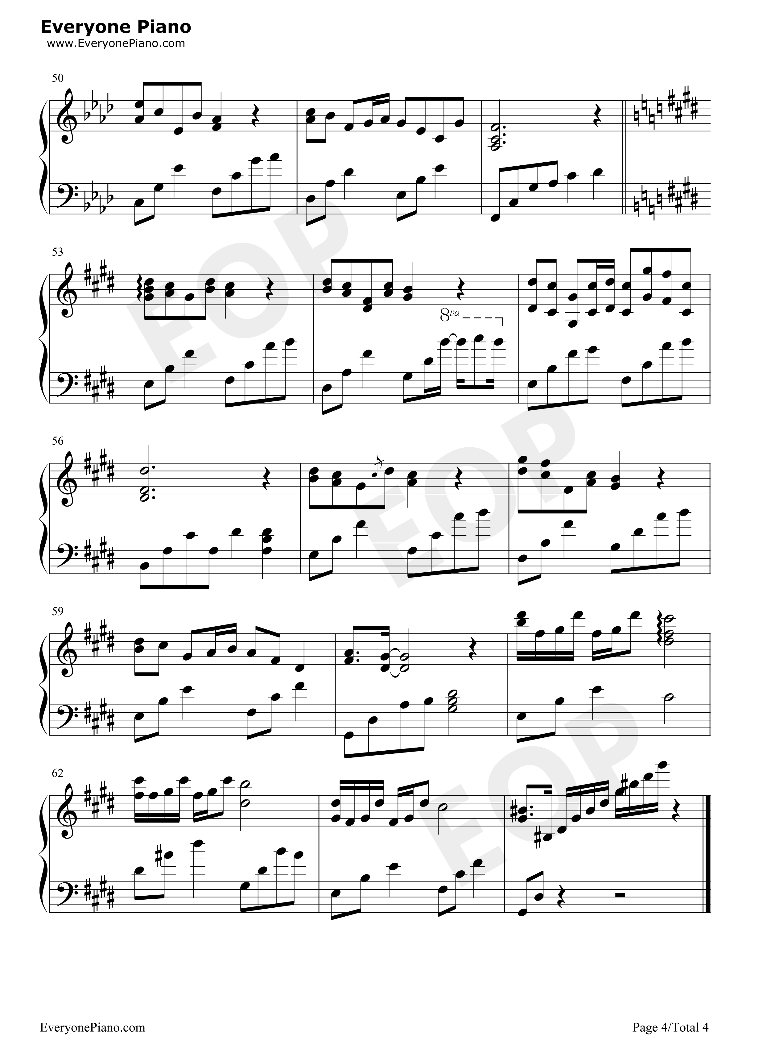 盛世回首钢琴谱_Mario_慕寒