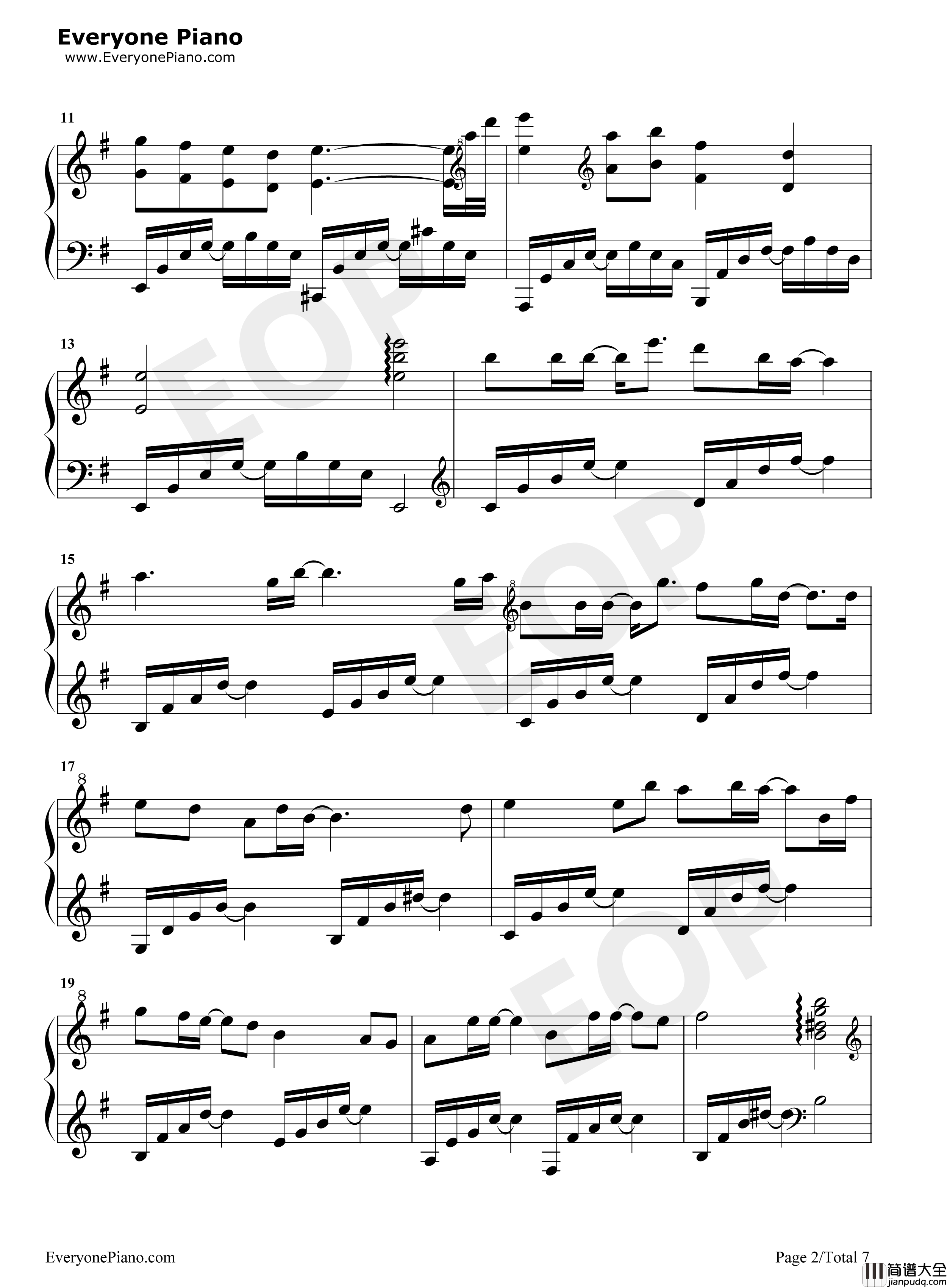 故城钢琴谱_银临_灰原穷