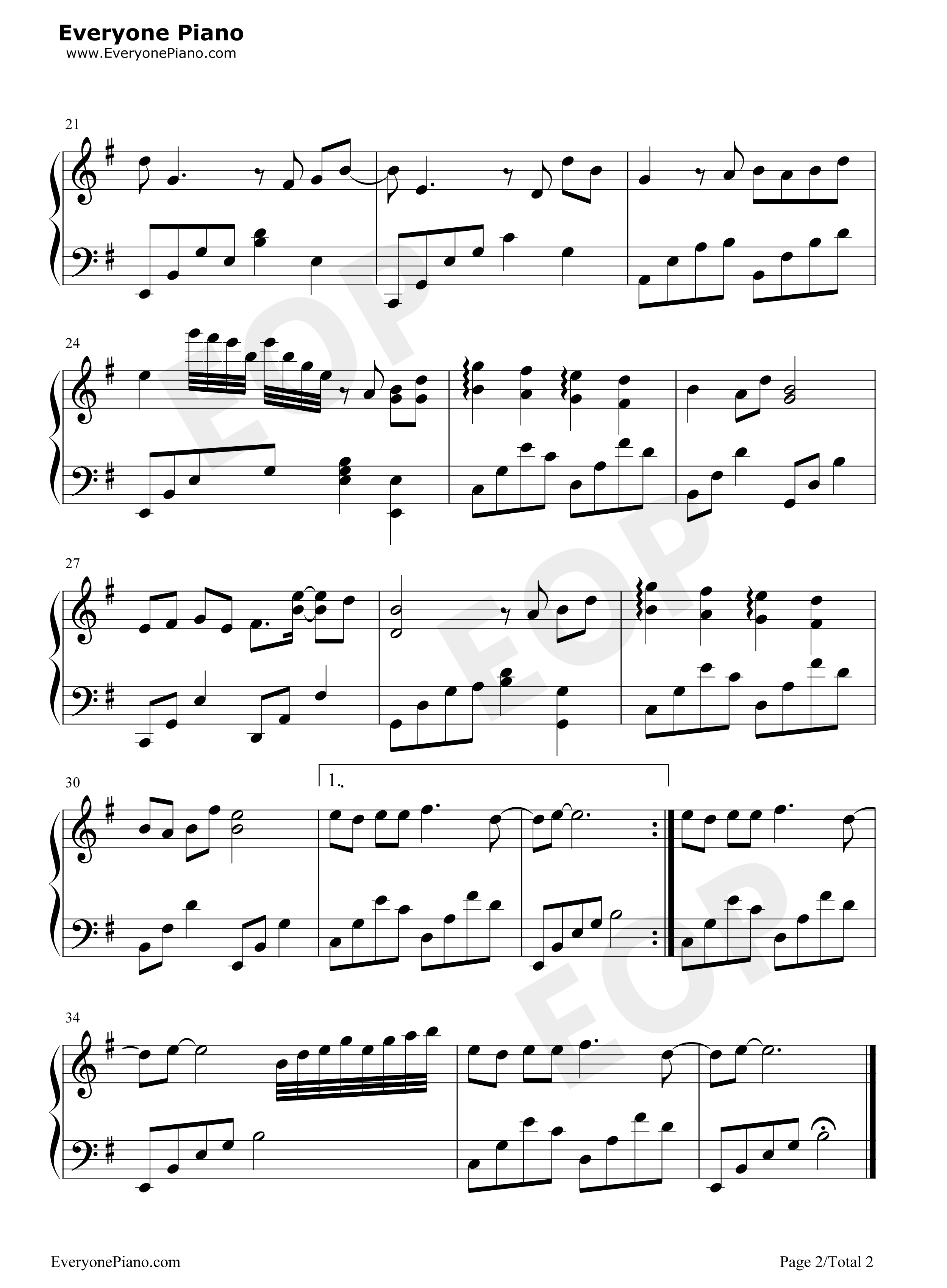 无羁钢琴谱_肖战_王一博