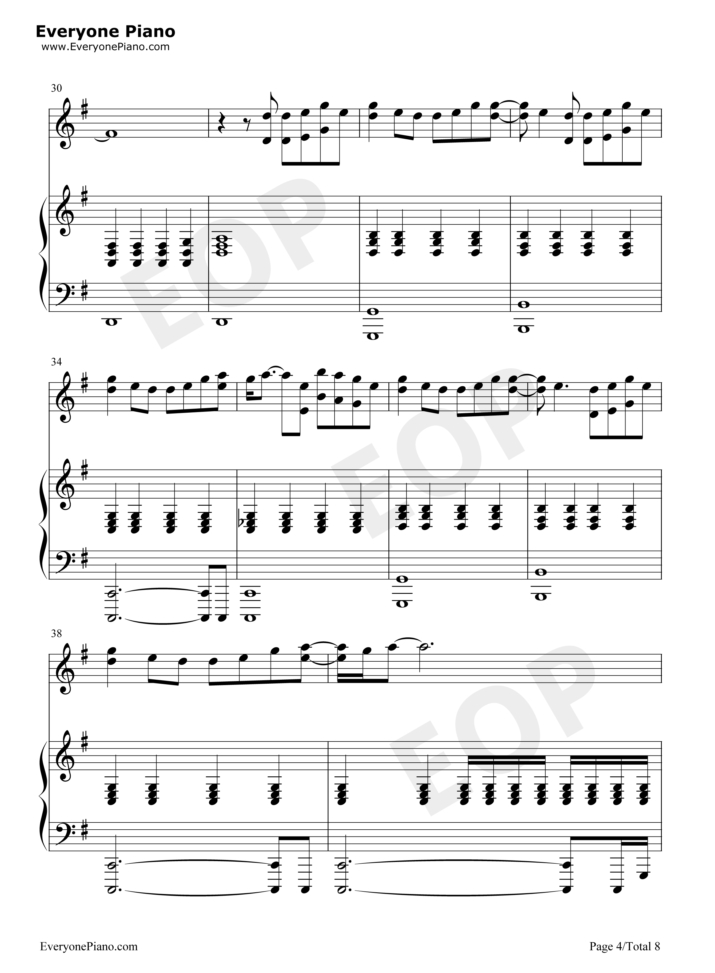 Fade钢琴谱_Lewis_Capaldi