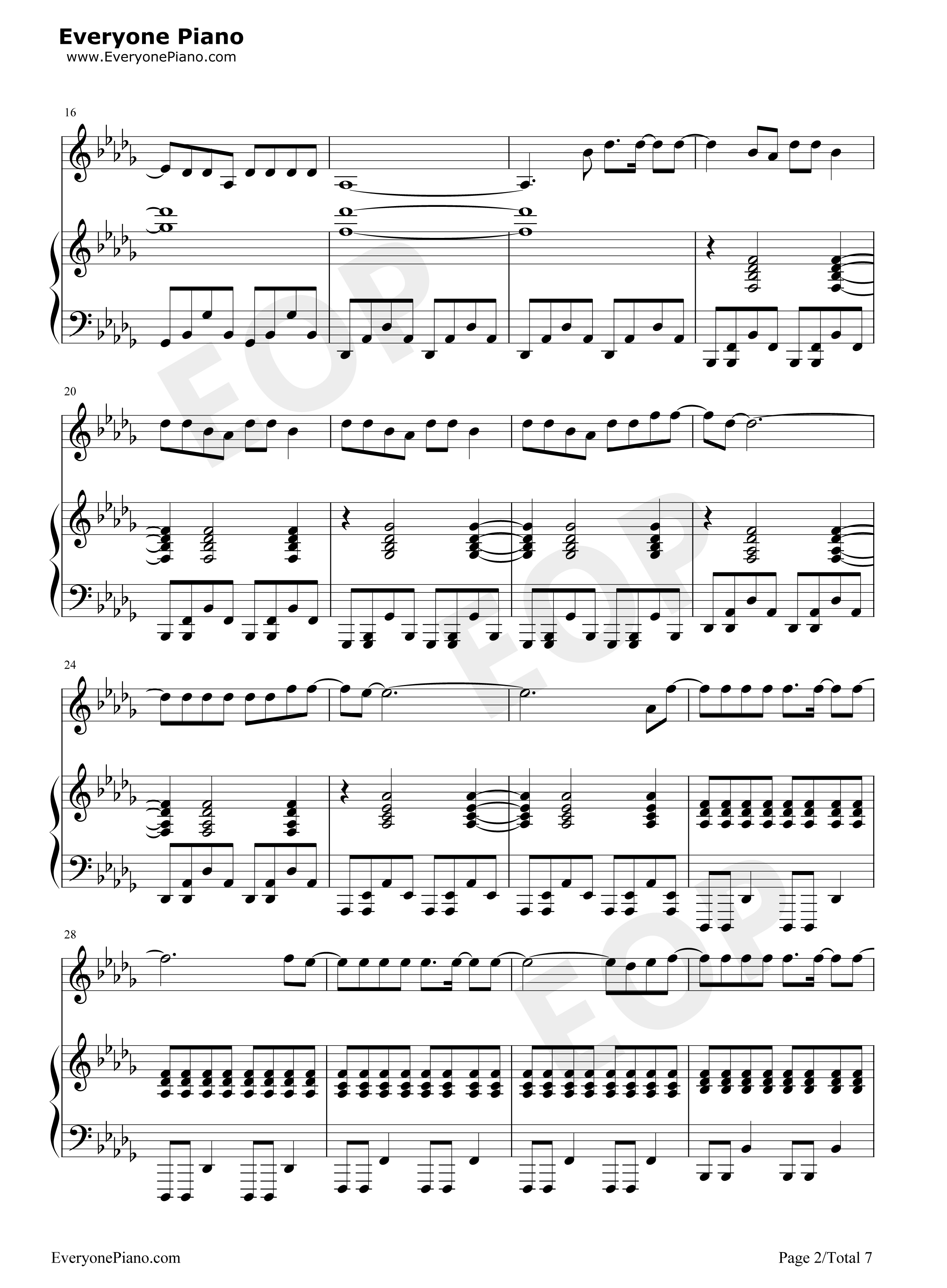 Tough钢琴谱_Lewis_Capaldi