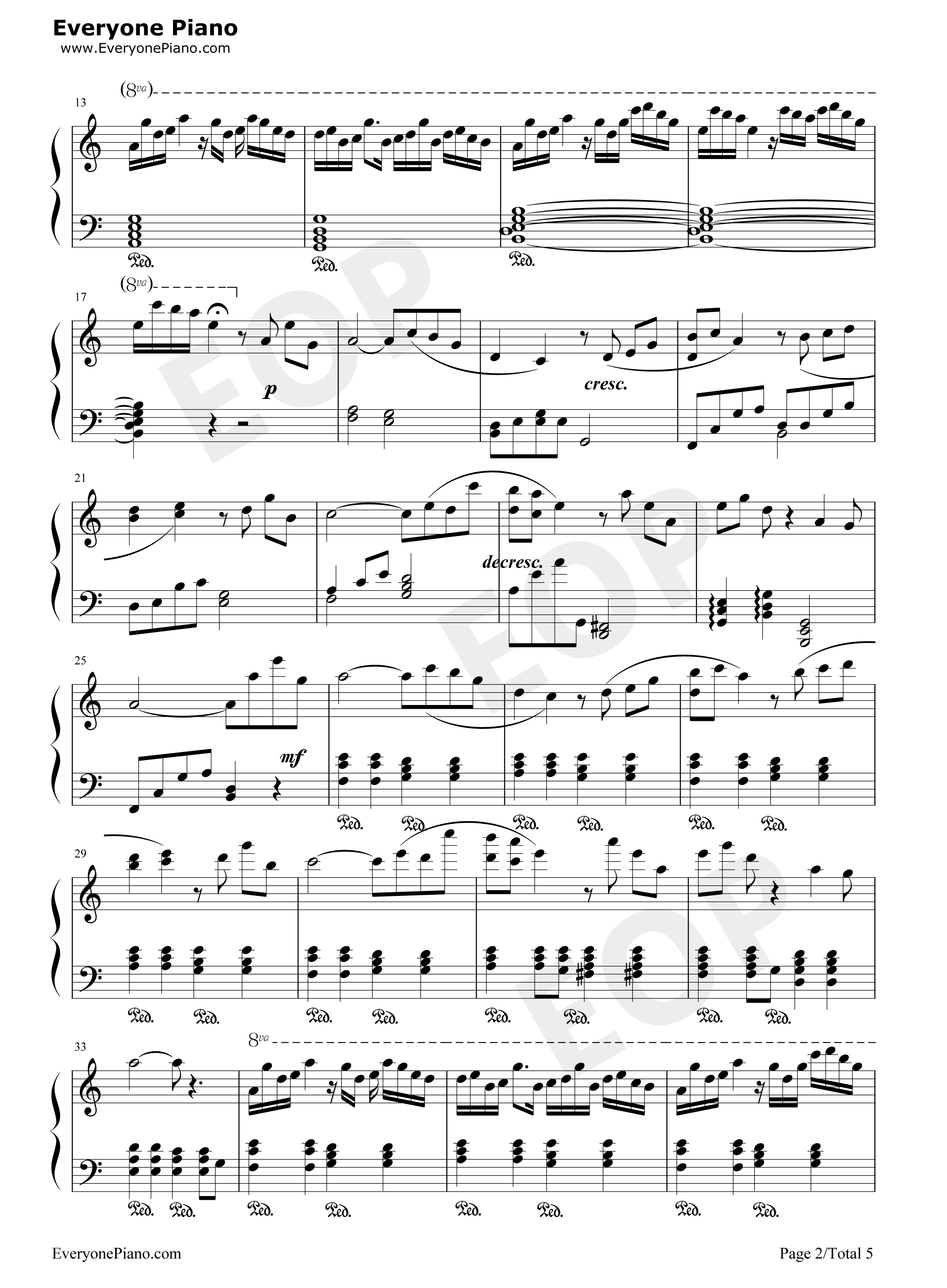 散花钢琴谱_水月陵