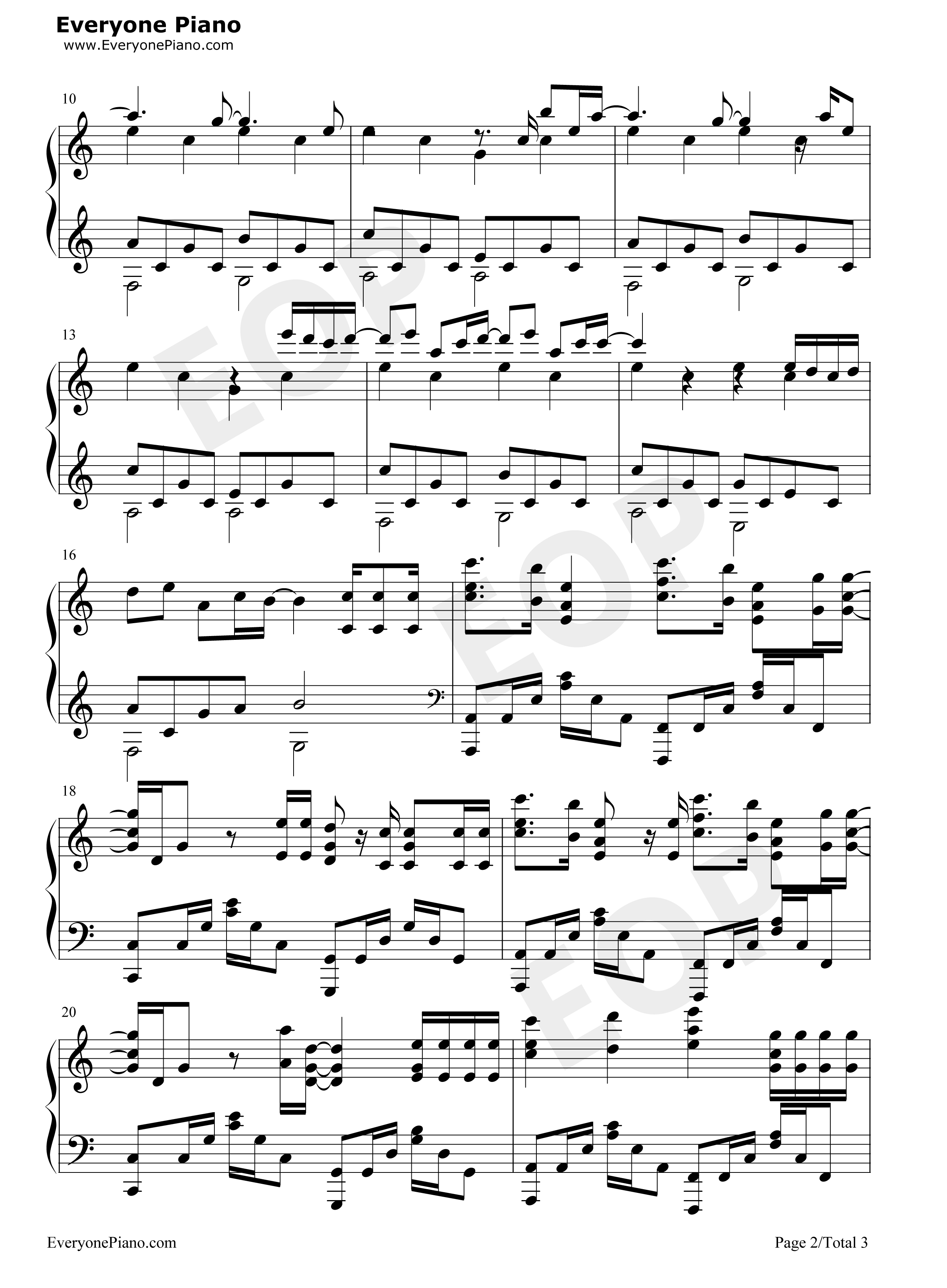 Torches钢琴谱_Aimer