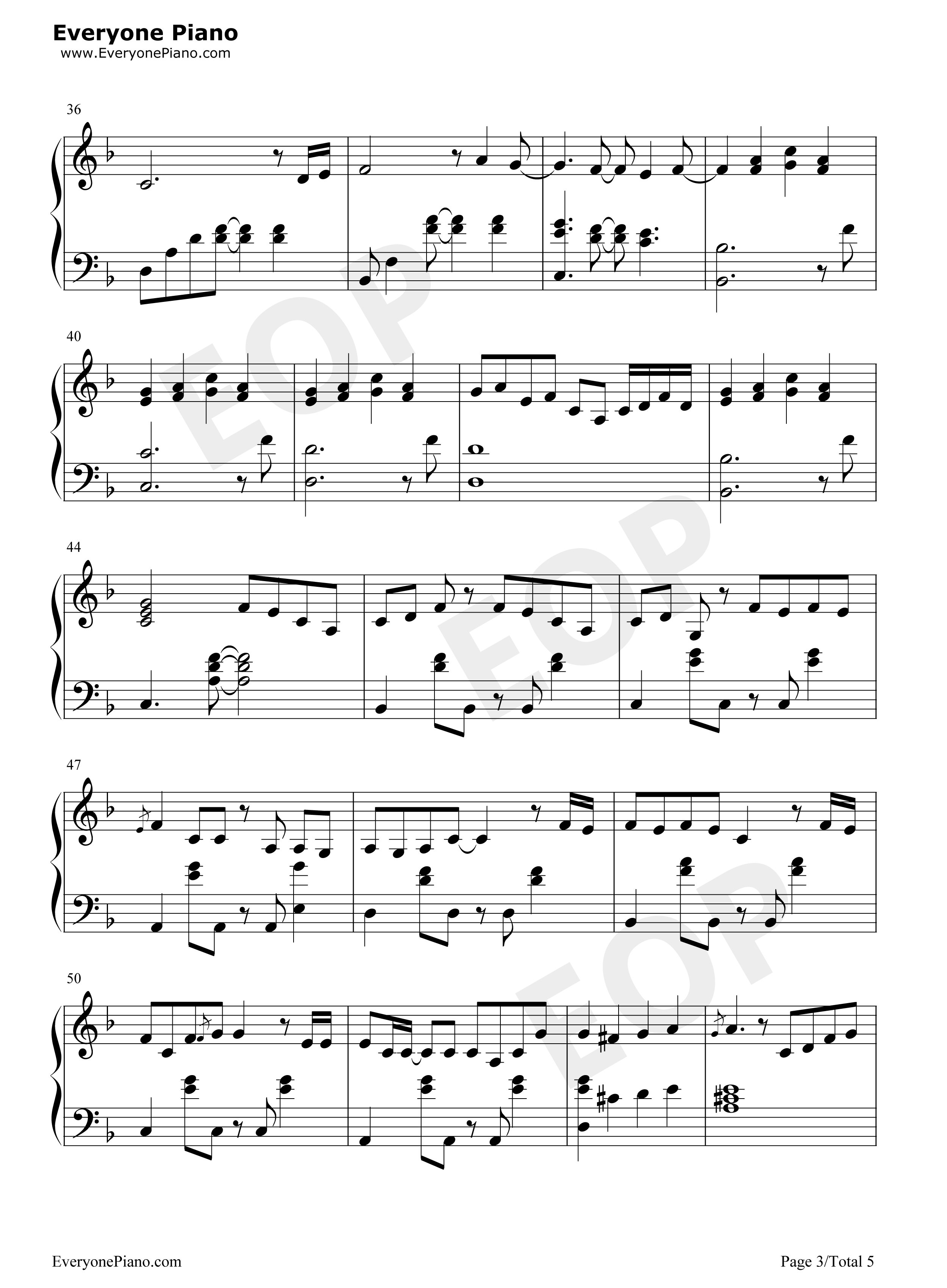 记念钢琴谱_RAiNBOW计划_雷雨心