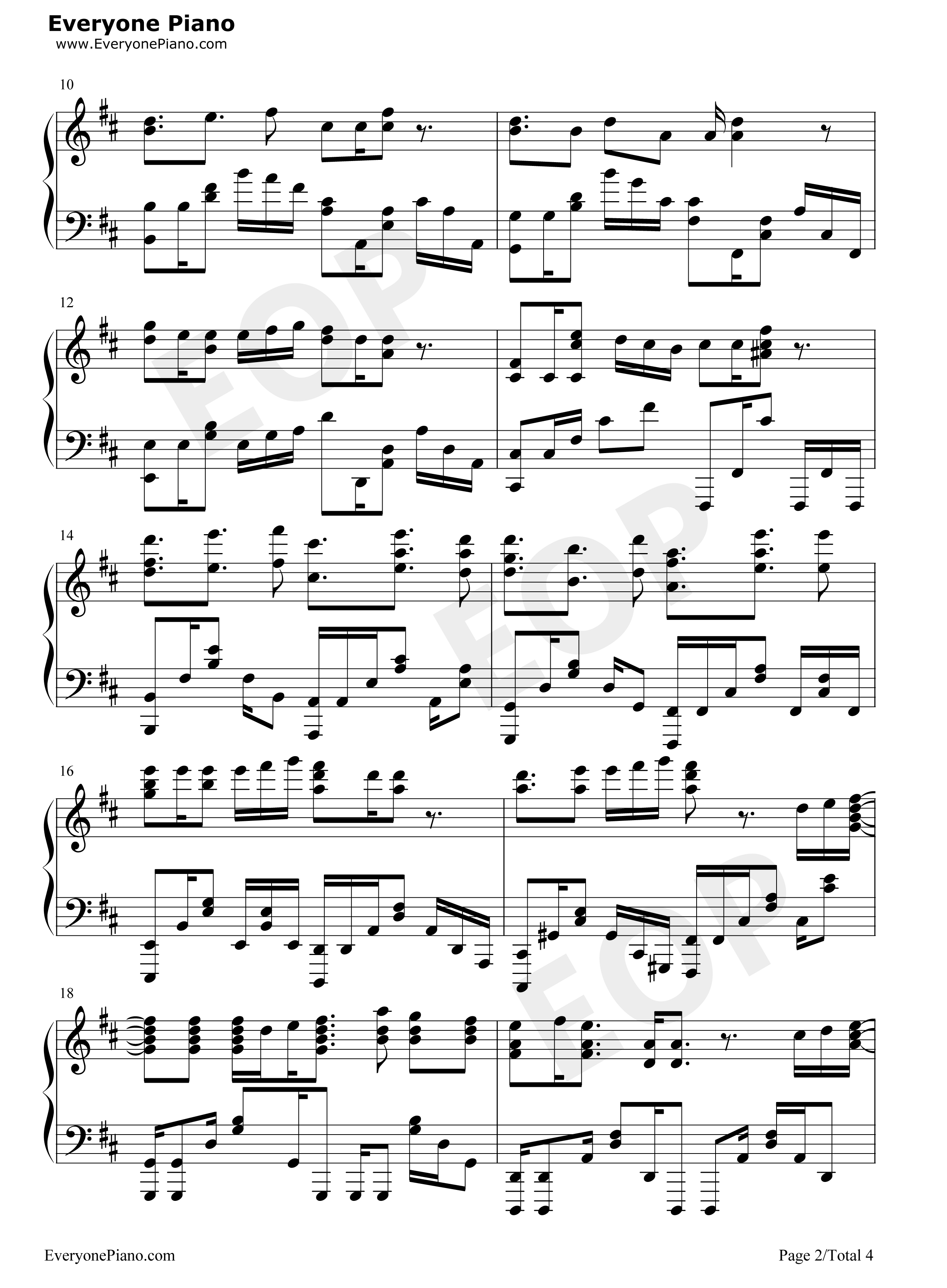 Amadeus钢琴谱_伊藤香奈子